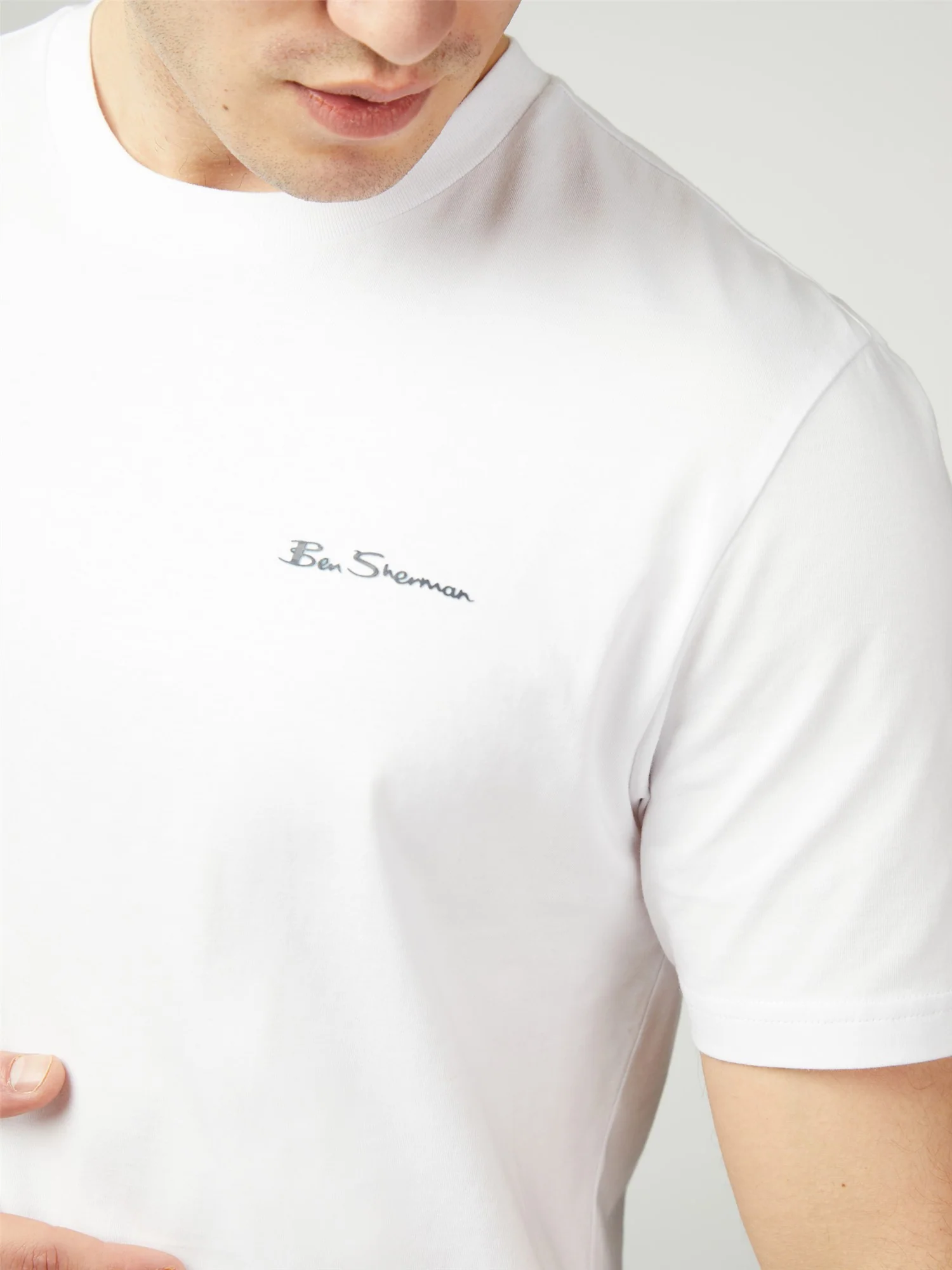 Ben Sherman Signature Tee White - 258 - Image 4