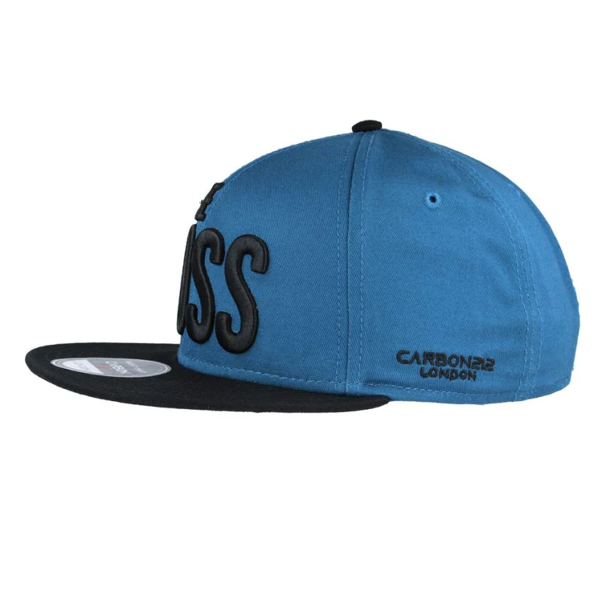 Carbon 212 I'm The Boss Snapback Flat Peak Cap Blue - 1114 - Image 3