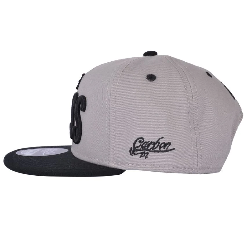 Carbon 212 I'm The Boss Snapback Flat Peak Cap Grey - 1108 - Image 2