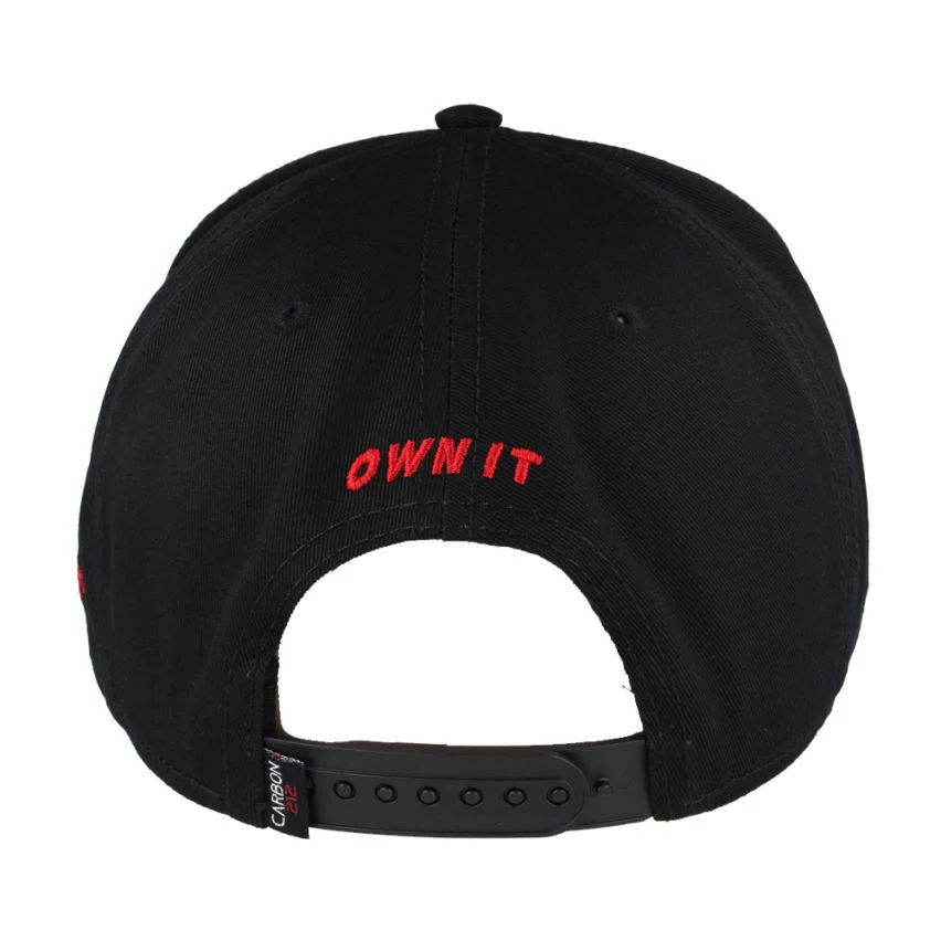 Carbon 212 Rock It Own It Flat Peak Snapback Cap Black - 1128 - Image 3