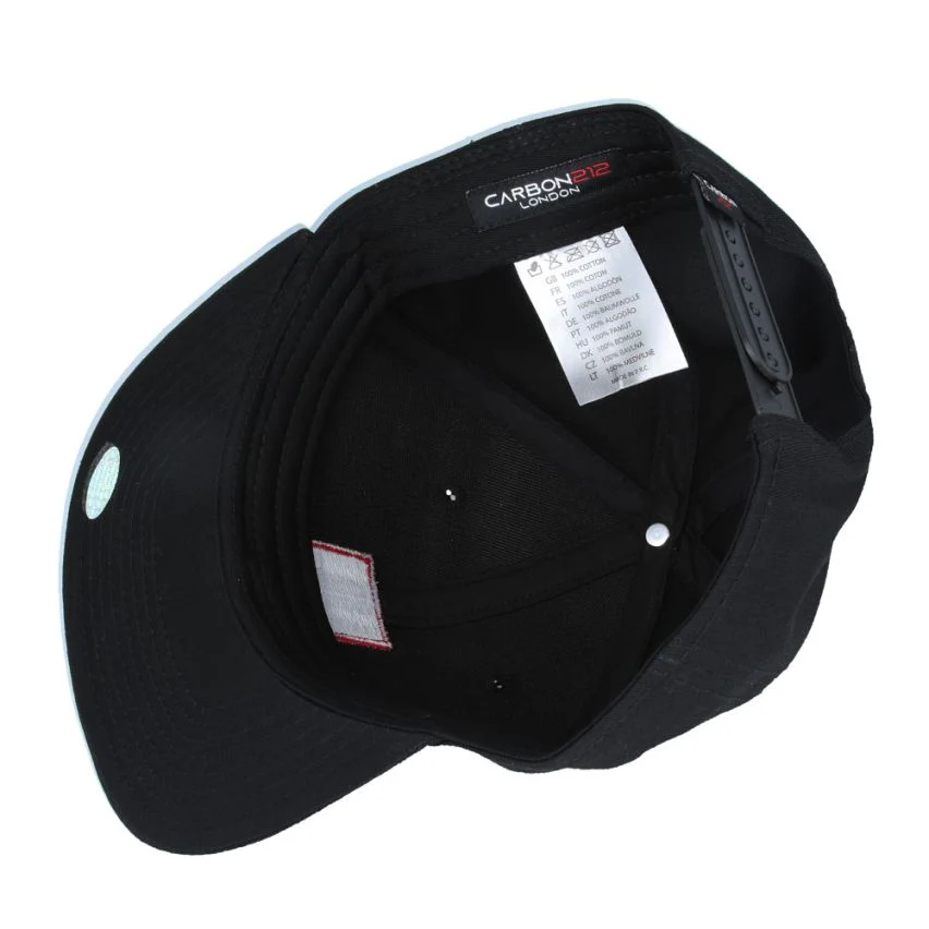 Carbon 212 Rock It Own It Flat Peak Snapback Cap Black - 1128 - Image 4