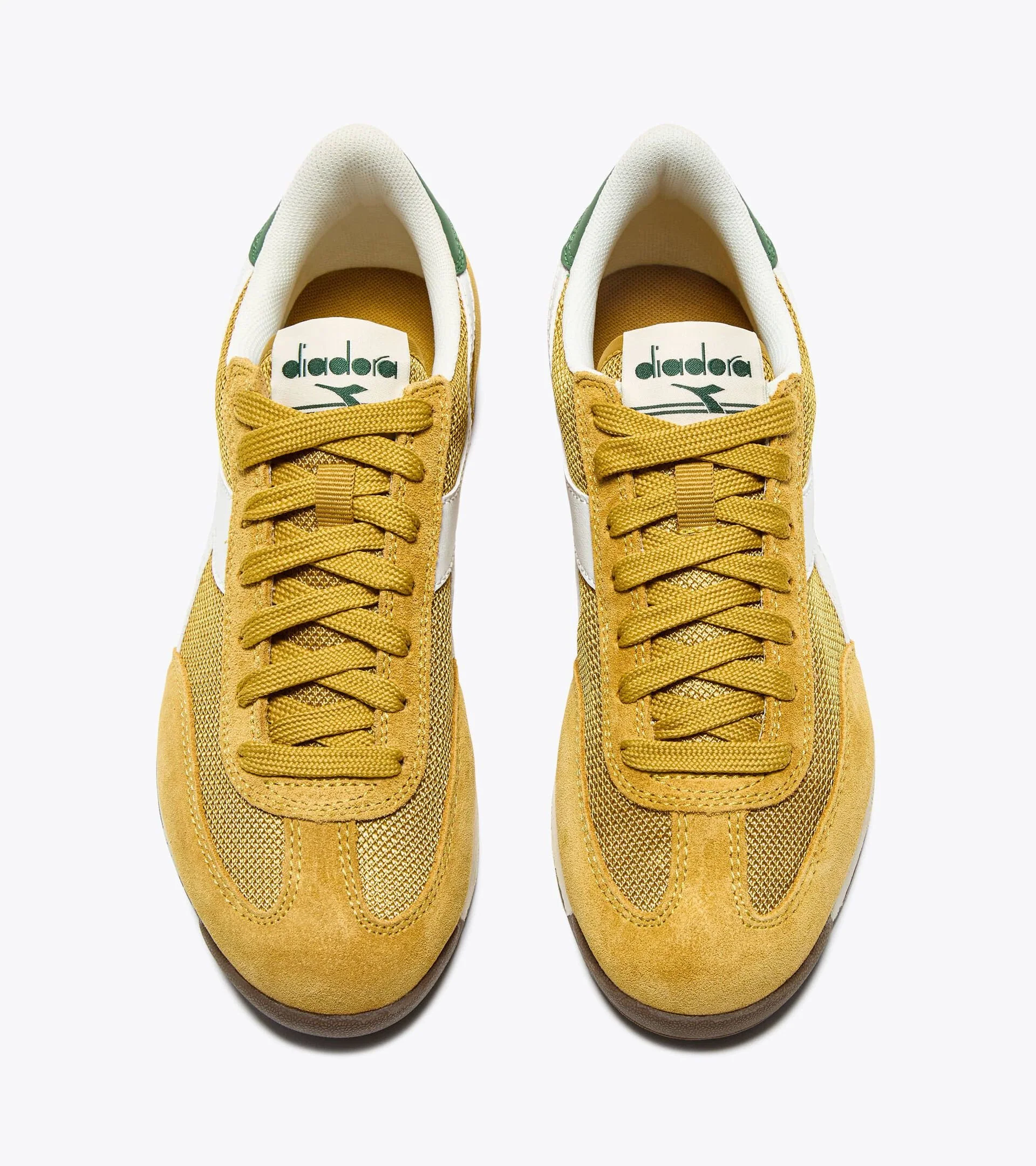Diadora CROSS Low Profile Suede Trainer Harvest Gold/Greener Pastures - 1503 - Image 6