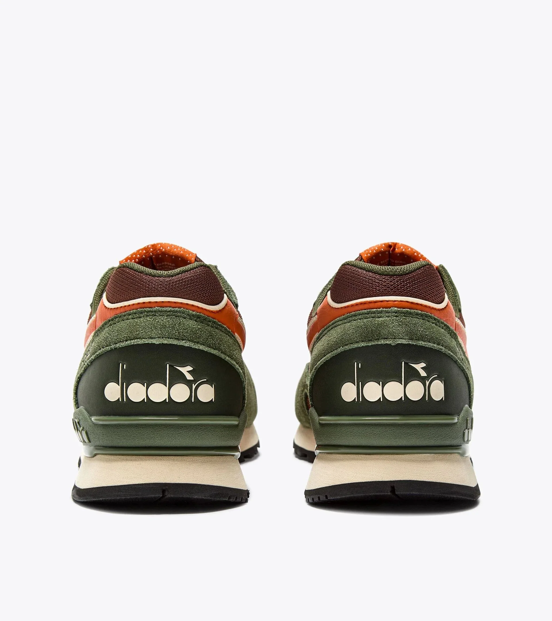 Diadora N.92 Advance Trainer Brown/Khaki/Orange - 1504 - Image 7