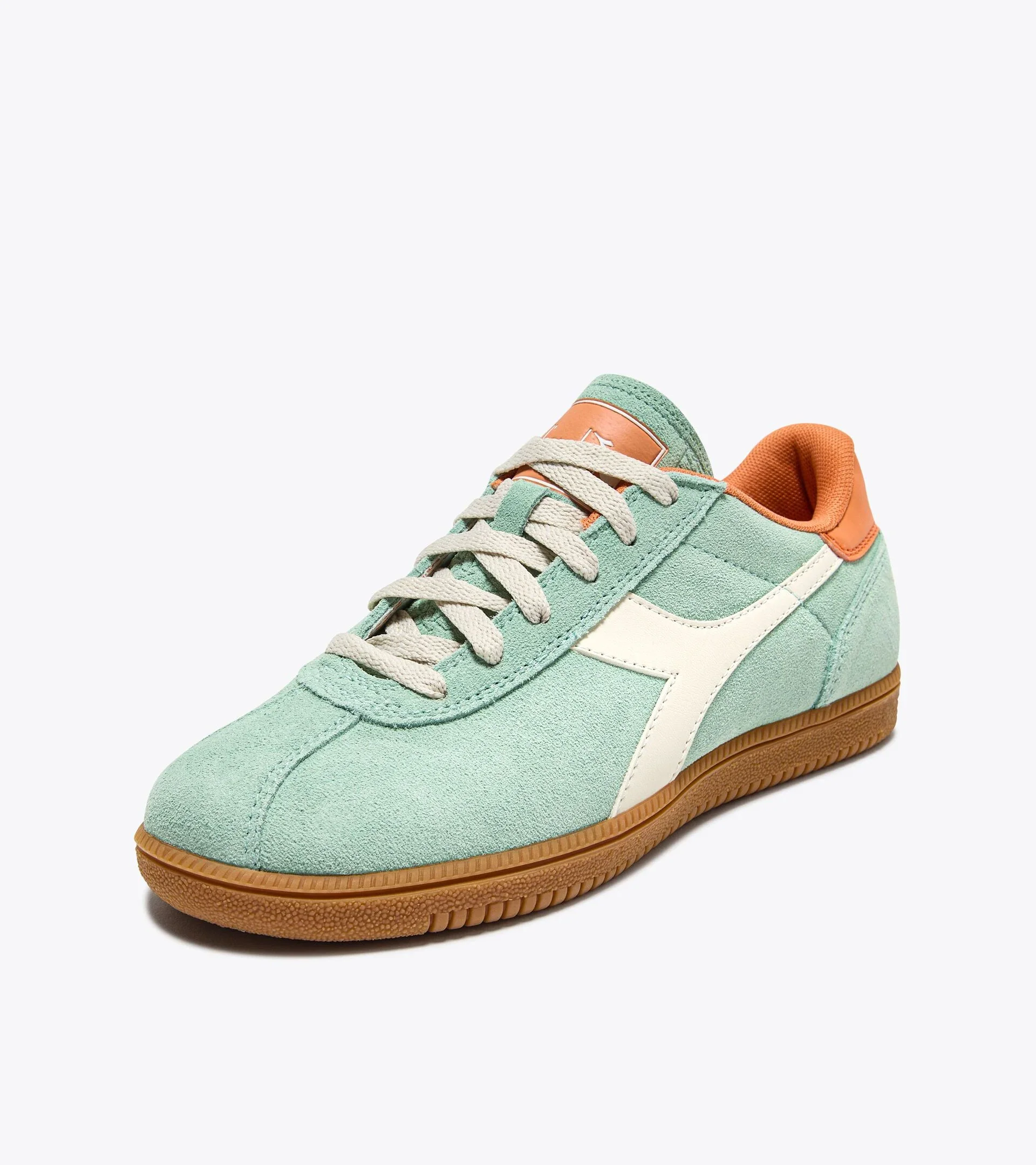 Diadora TOKYO Suede Trainers Birds Egg Green / Whisper White - 1529 - Image 3