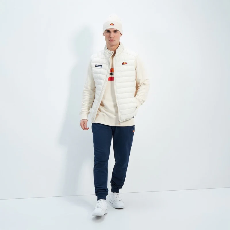 Ellesse Bardy Gilet Body Warmer Off White - 650 - Image 3