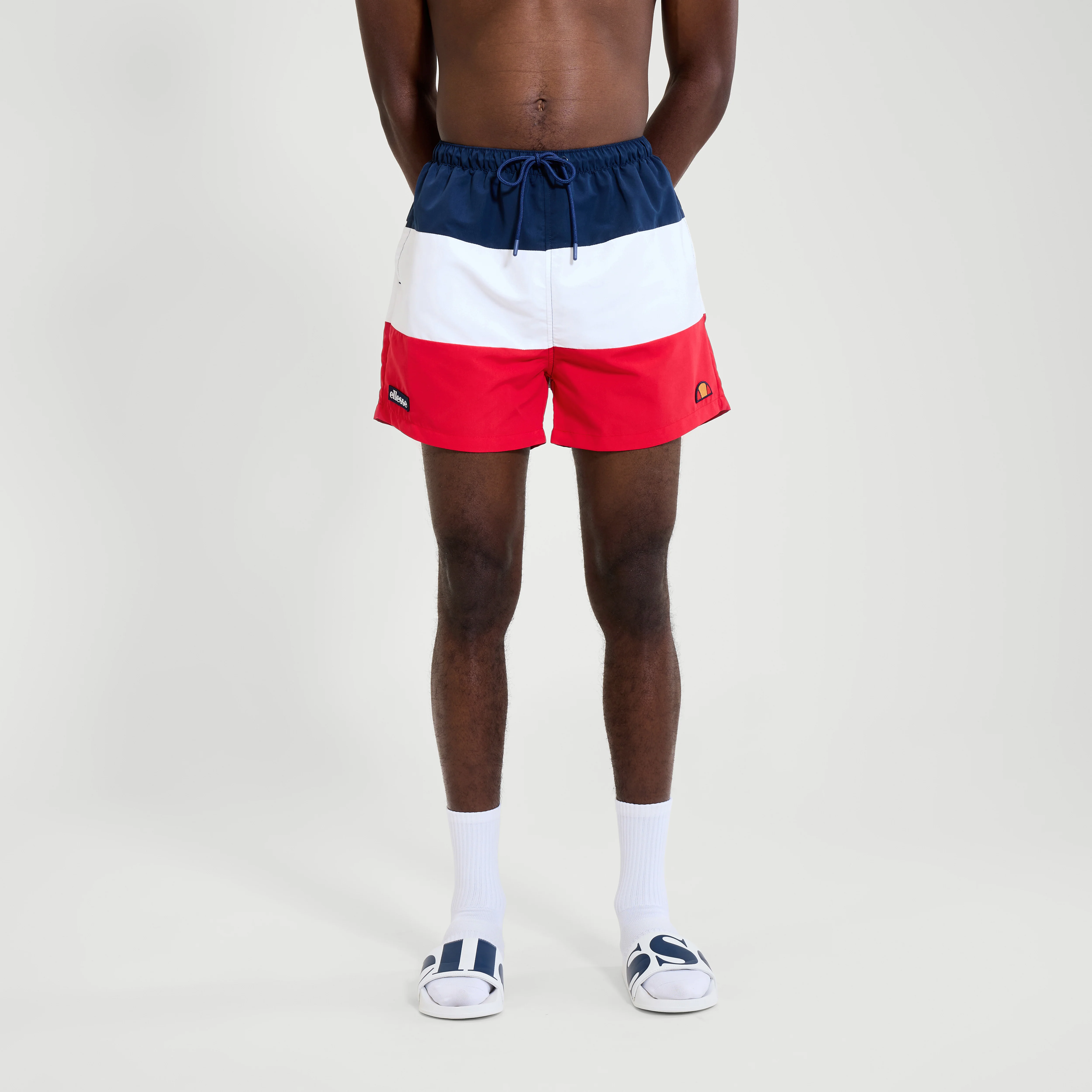 Ellesse Cielo Swim Shorts Navy/White/Red - 919 - Image 3