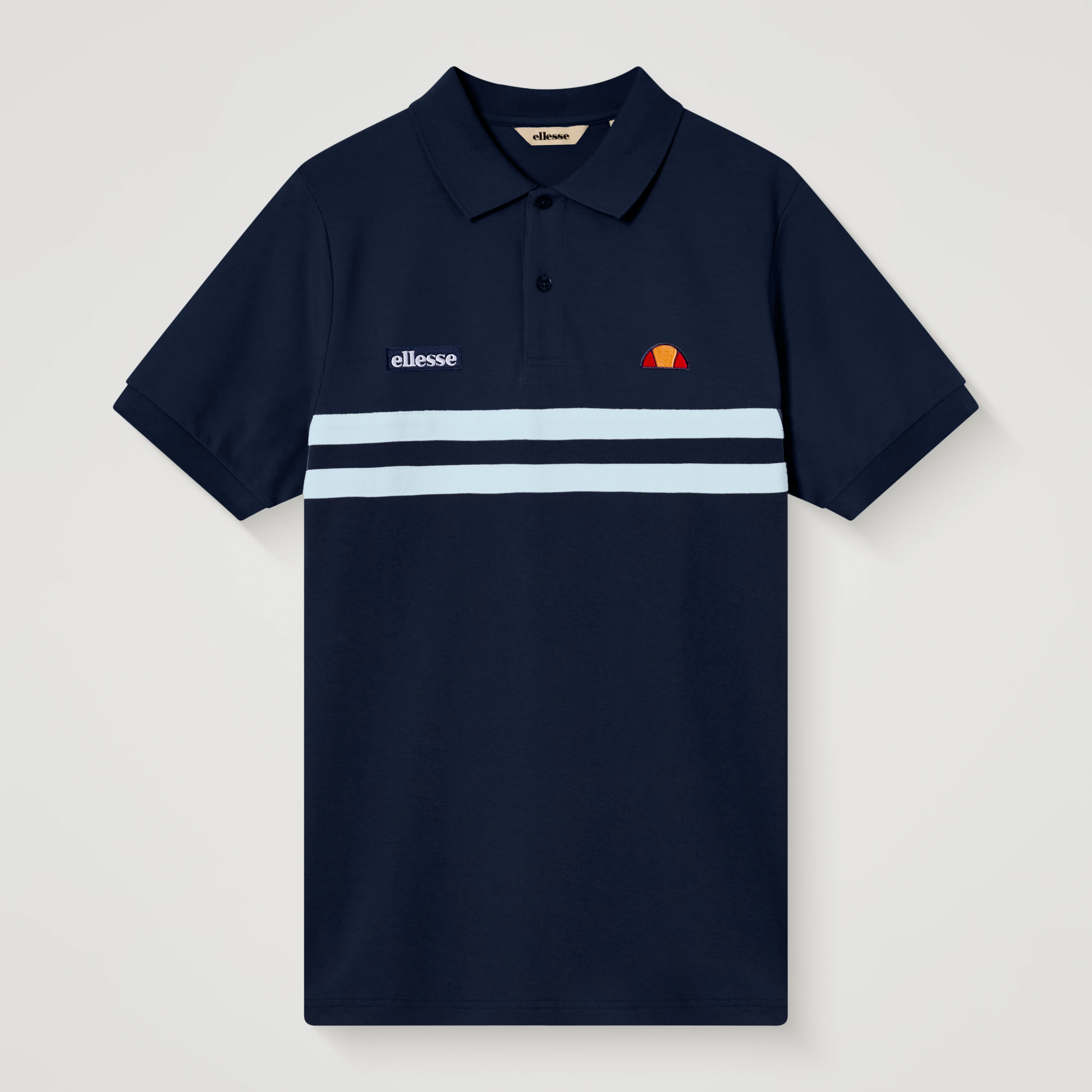 Ellesse Muccia Polo Navy/Light Blue - 058 - Image 4