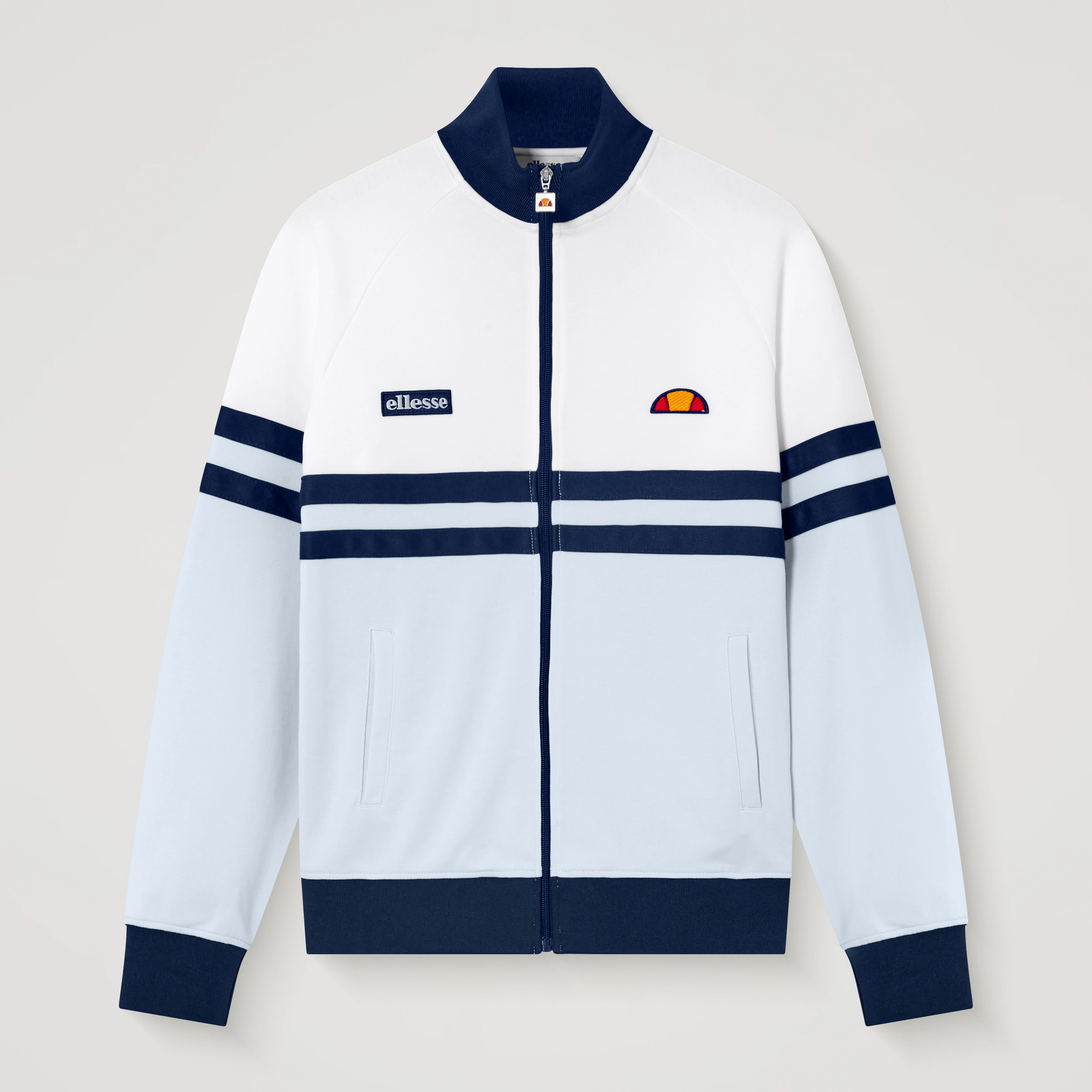 Ellesse Rimini Track Top Off White/Light Blue - 550 - Image 2