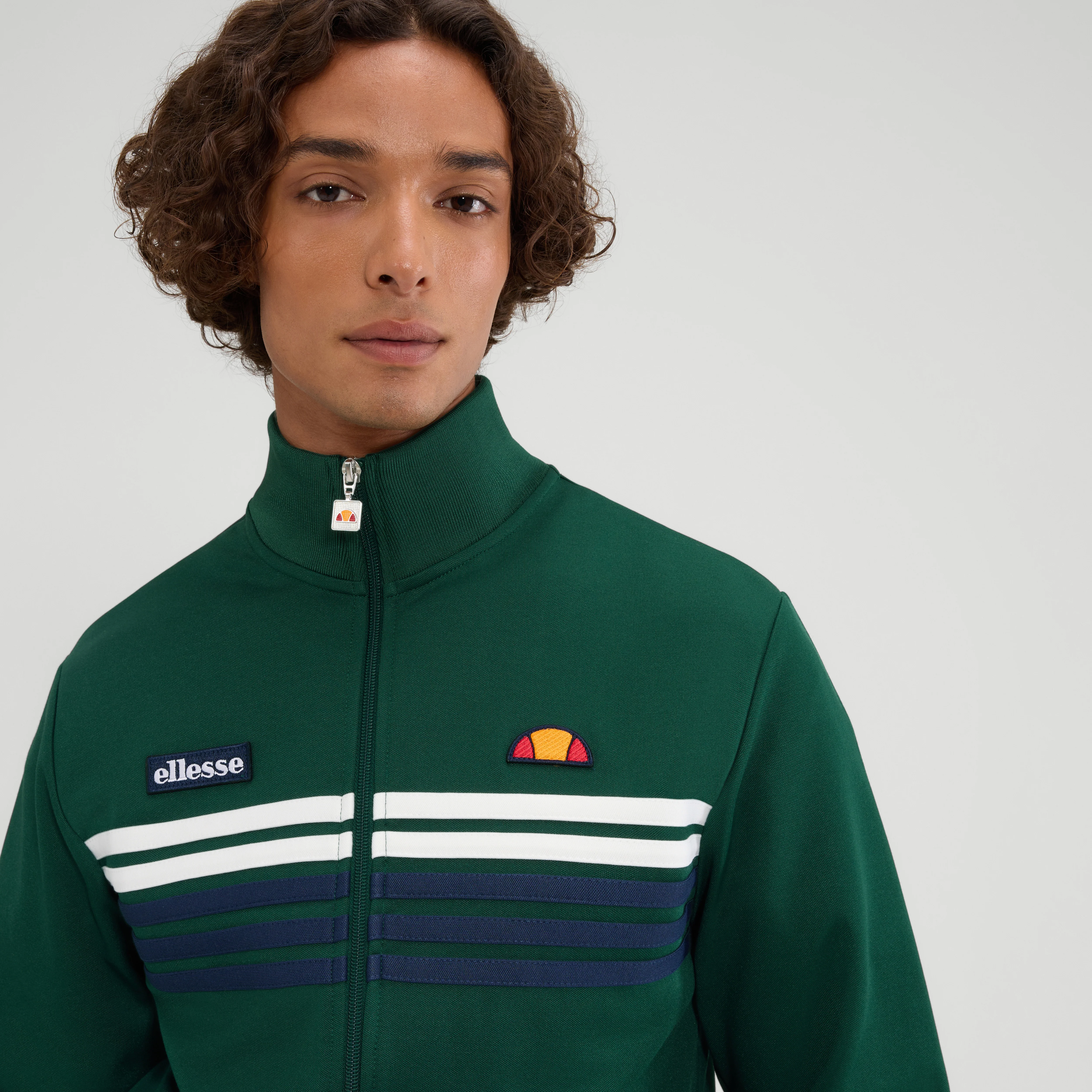 Ellesse Vincenza Track Top Dark Green - 539 - Image 3