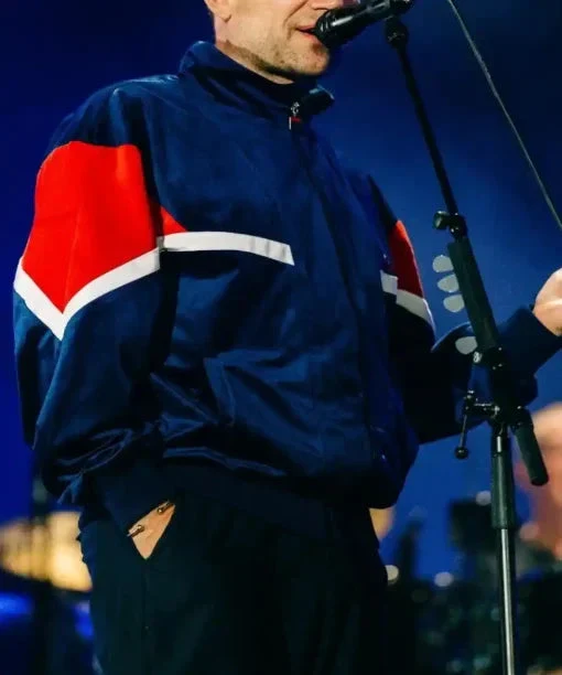 FILA Archive Inspired Albarn Track Top Navy/Red/Gardenia - 520 - Image 6