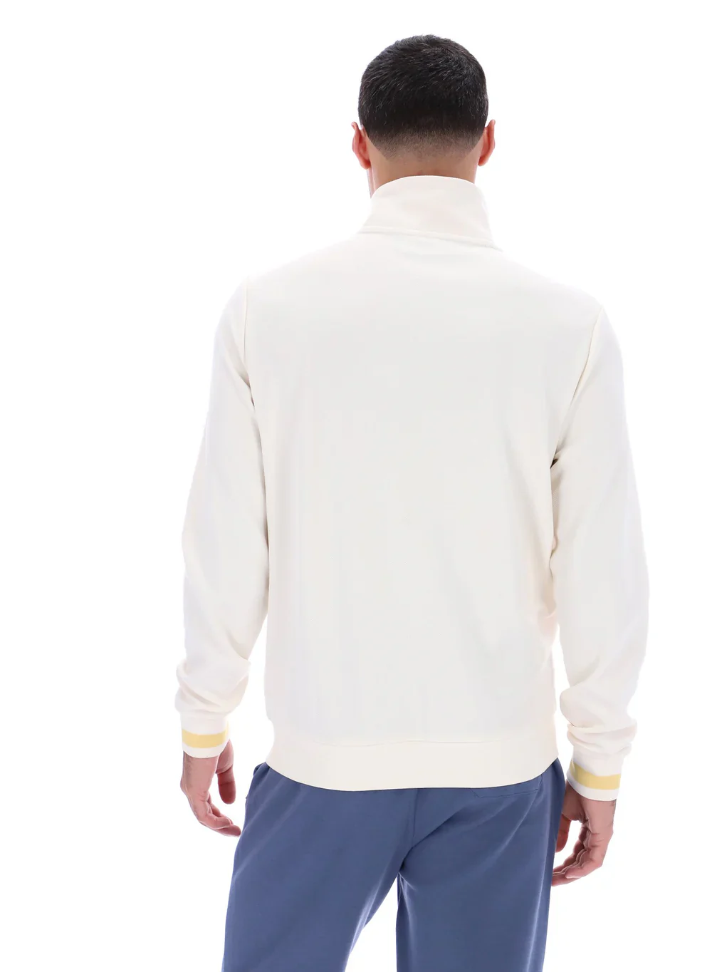 FILA Dante Printed Stripe Track Top Gardenia/Yellow - 537 - Image 9