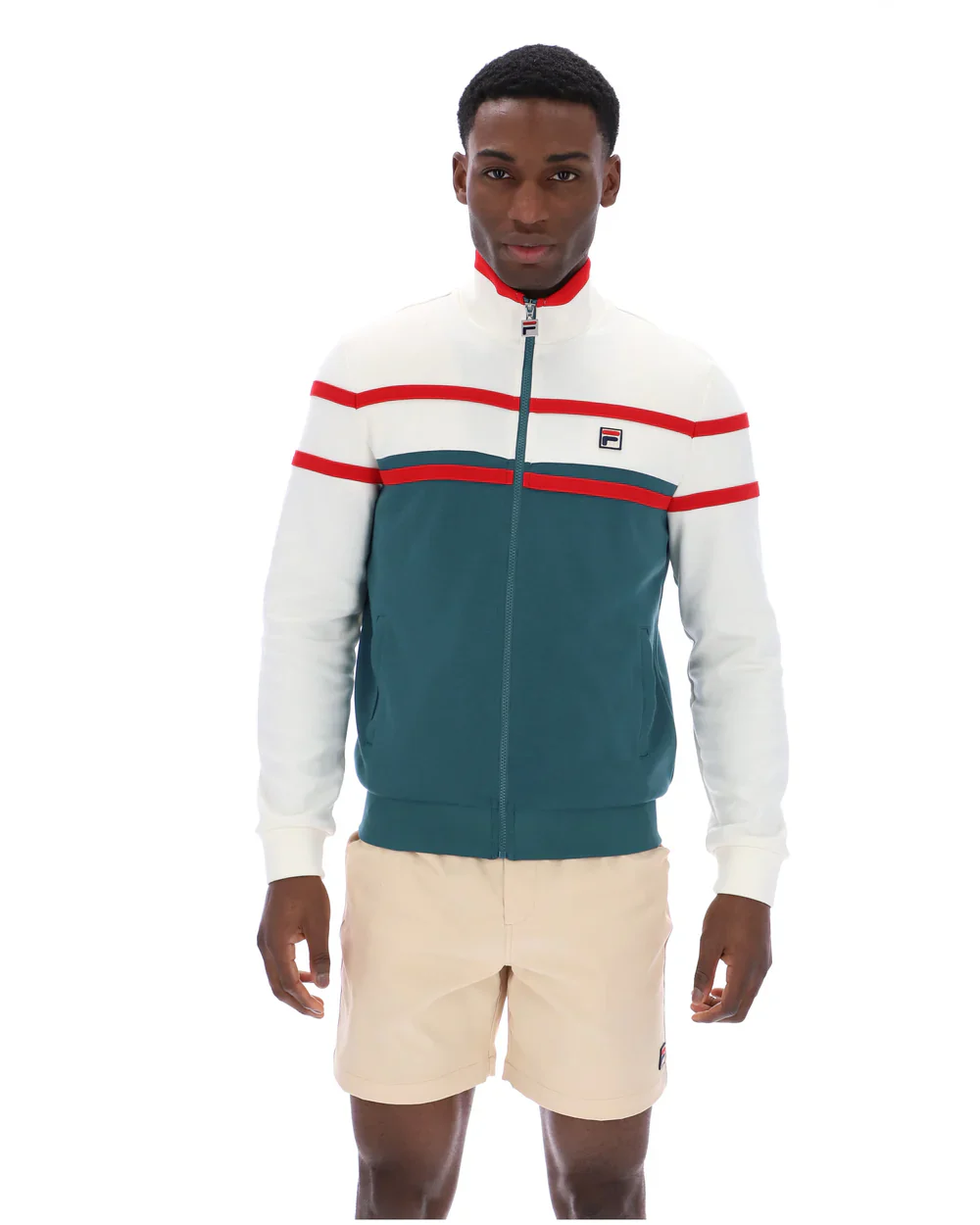 FILA Giovanni Contract Panels Track Top Mediterranea/Gardenia - 577