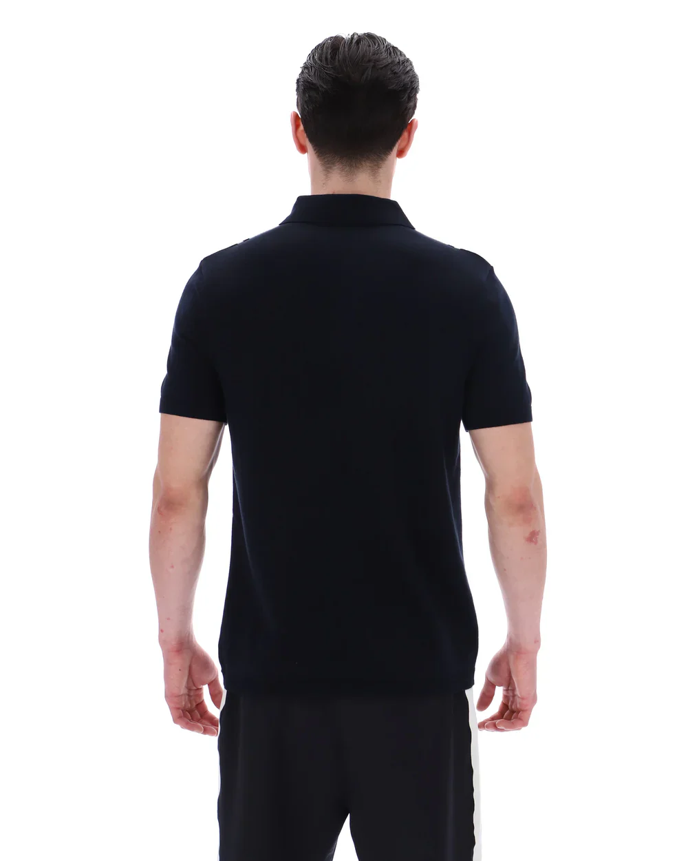 FILA Gold Buddy Bowling Style Knitted Polo Black/Ecru - 195 - Image 8