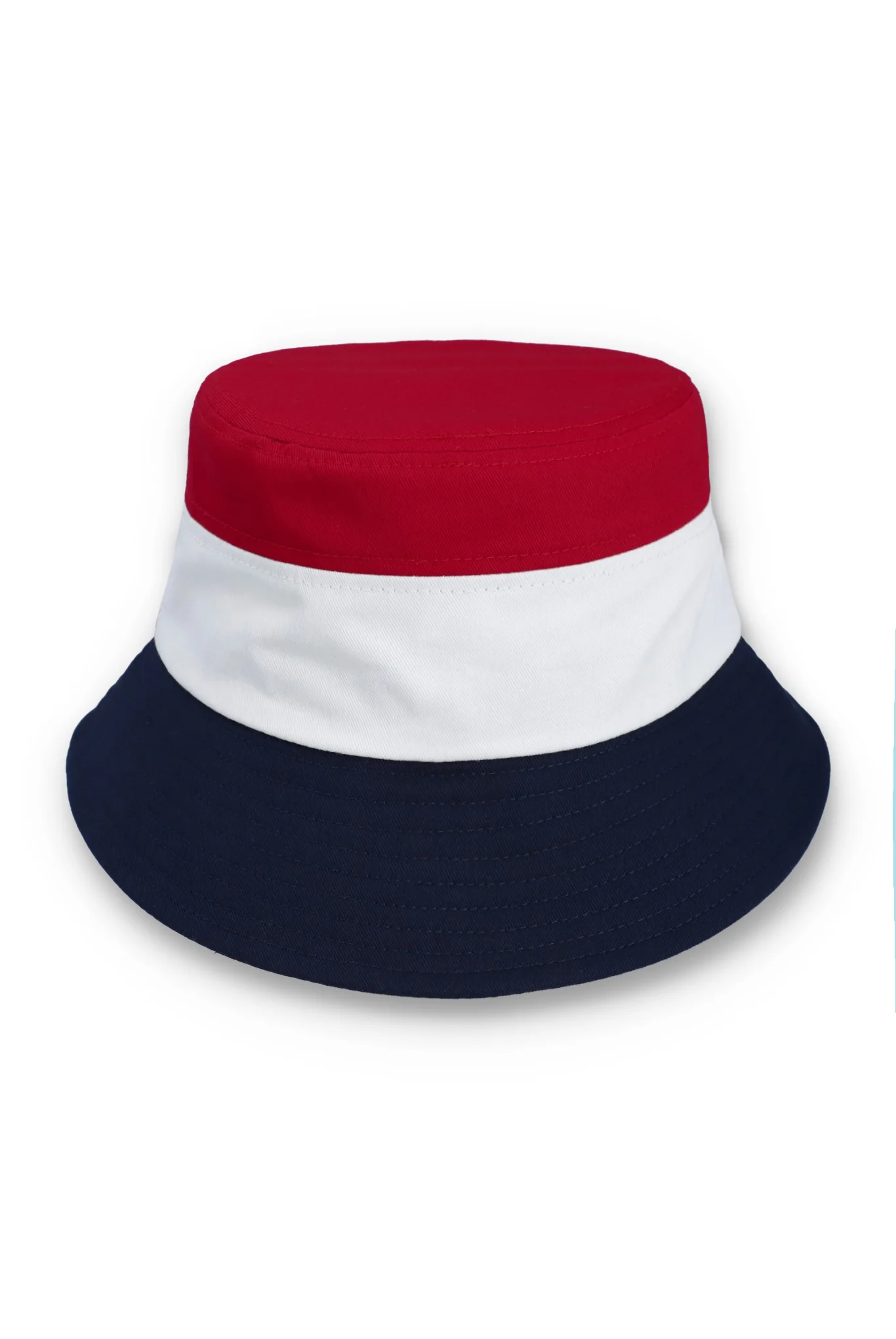 Fila Marco Tri Colour Bucket Hat Heritage Logo Red/White/Navy - 1019 - Image 3