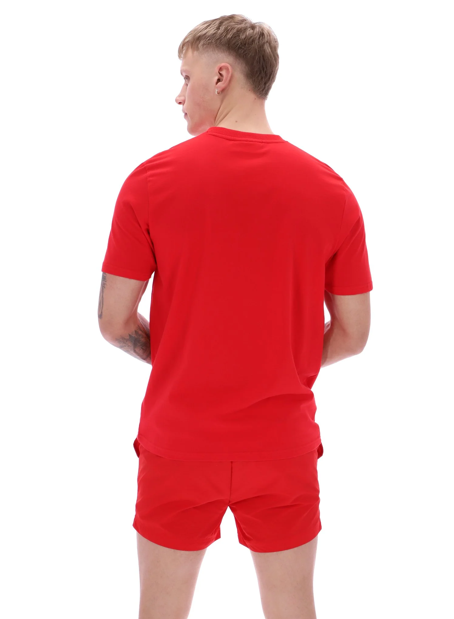 Fila Williams Contrast Piping Tee Red/White - 311 - Image 4