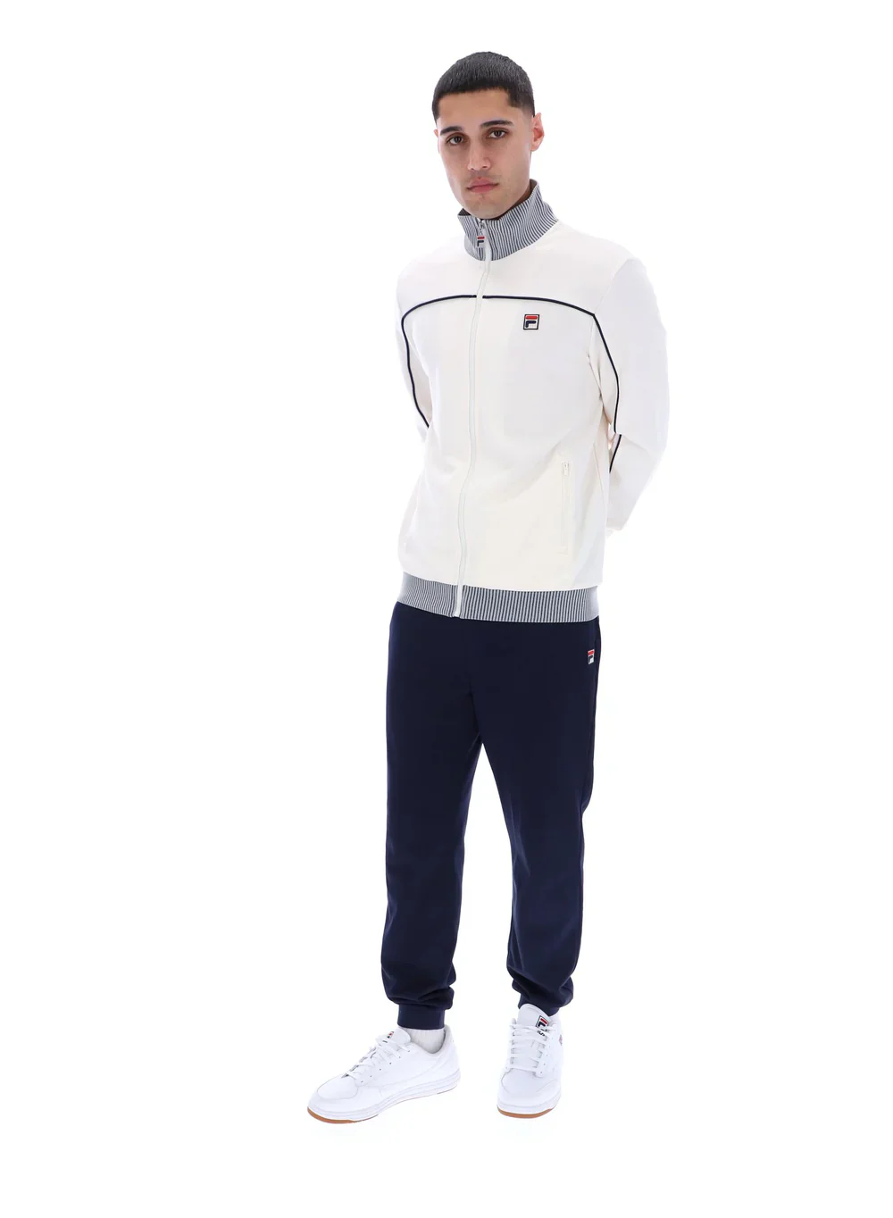 FILA Zayn Track Top Gardenia/Navy - 497 - Image 5