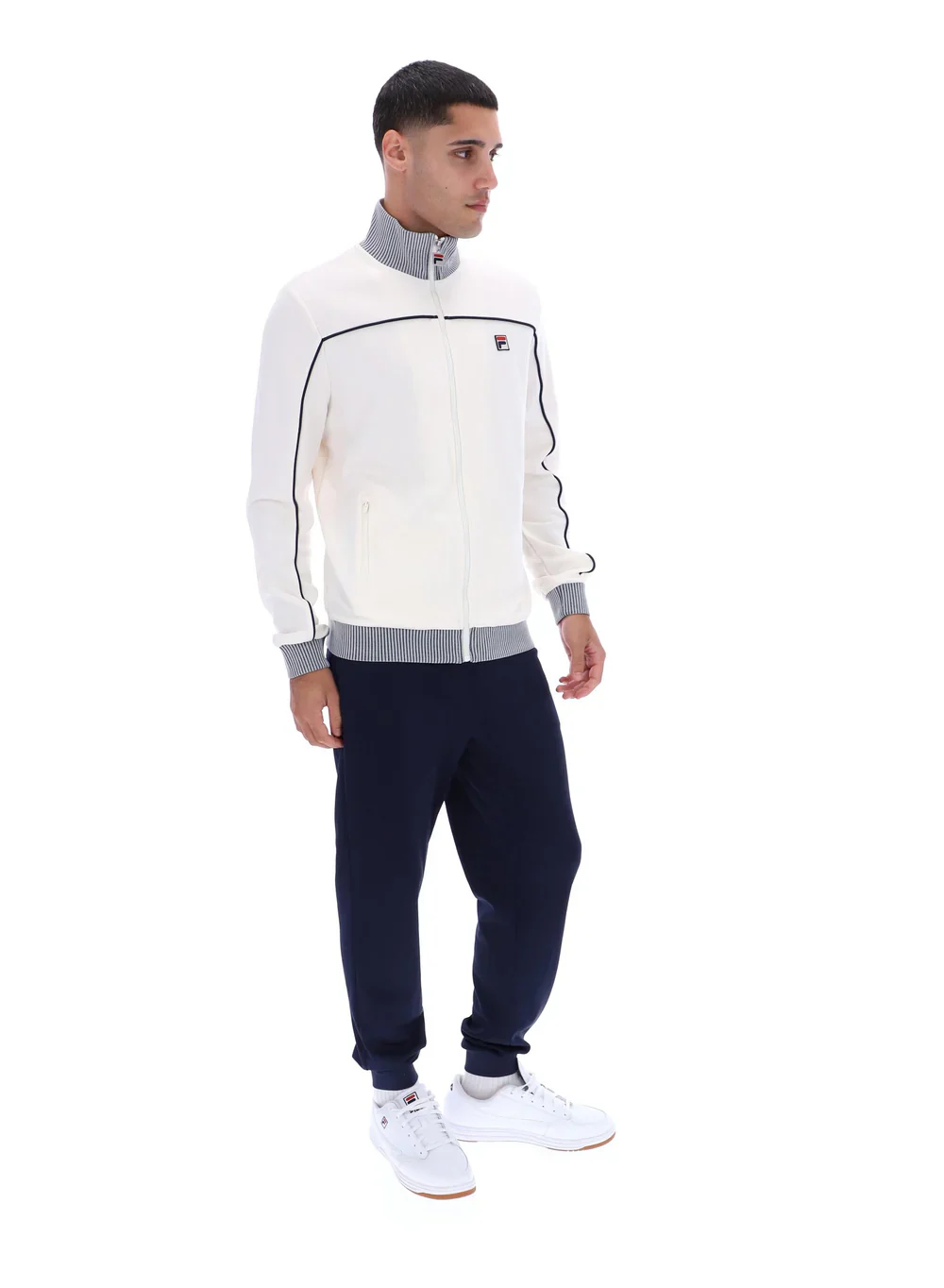 FILA Zayn Track Top Gardenia/Navy - 497 - Image 6