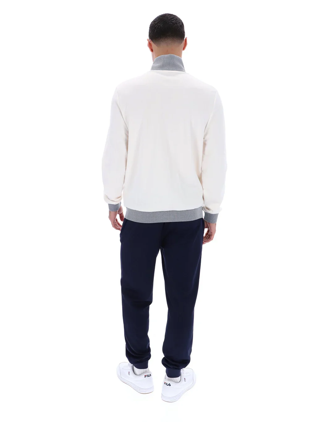 FILA Zayn Track Top Gardenia/Navy - 497 - Image 7