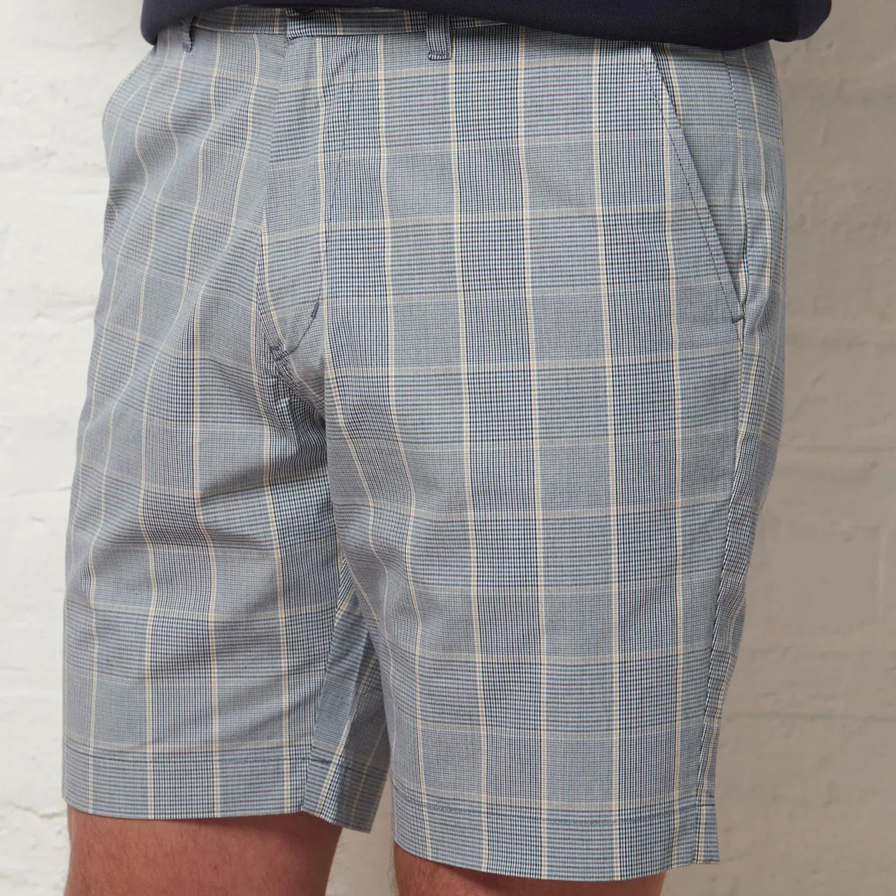 Gabicci Vintage Murphy Cotton Twill Shorts Delft Blue - 907 - Image 3