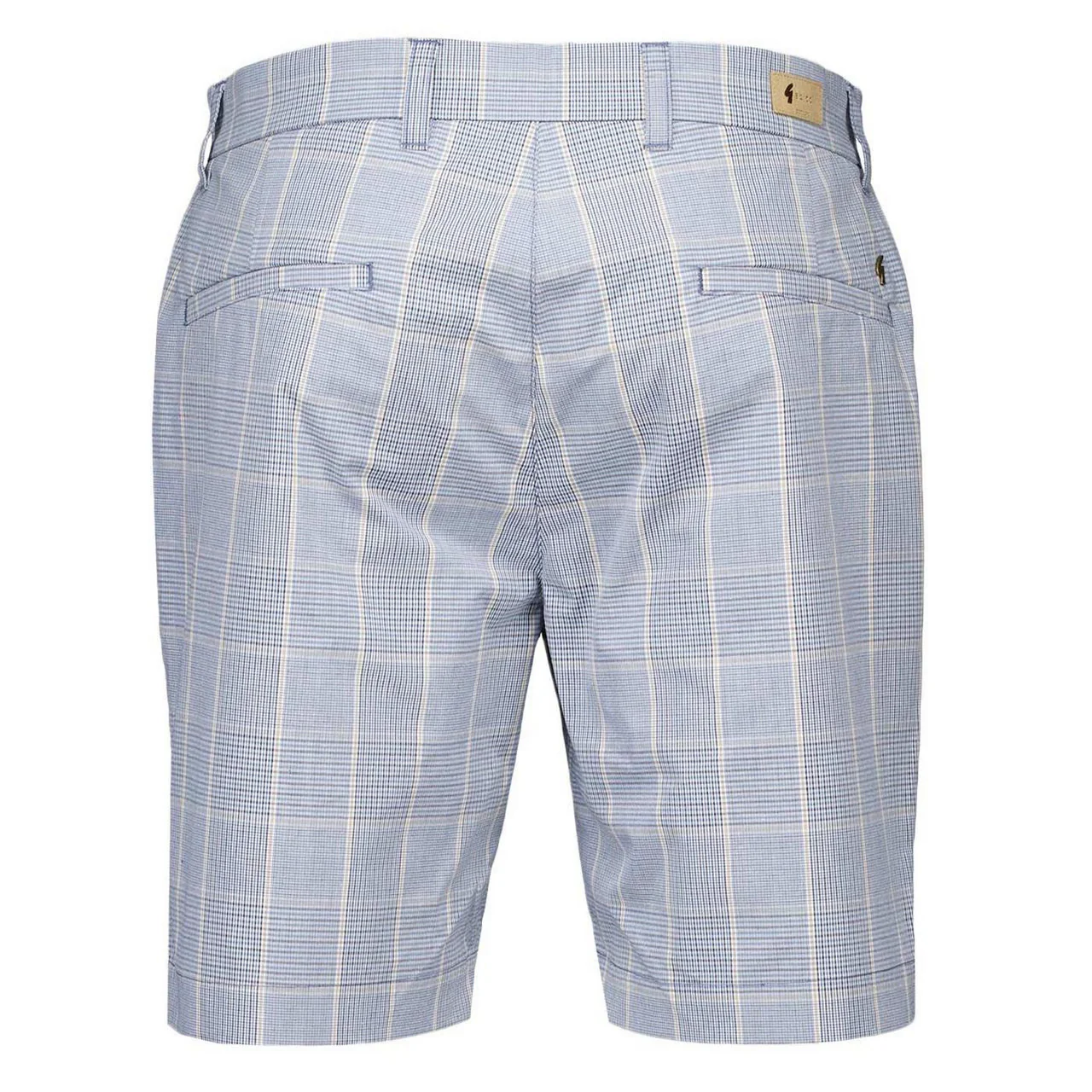 Gabicci Vintage Murphy Cotton Twill Shorts Delft Blue - 907 - Image 4