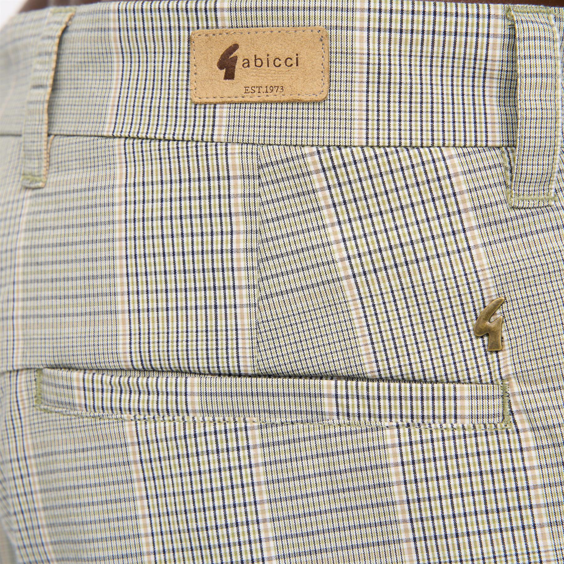 Gabicci Vintage Murphy Cotton Twill Shorts Mint - 909 - Image 3