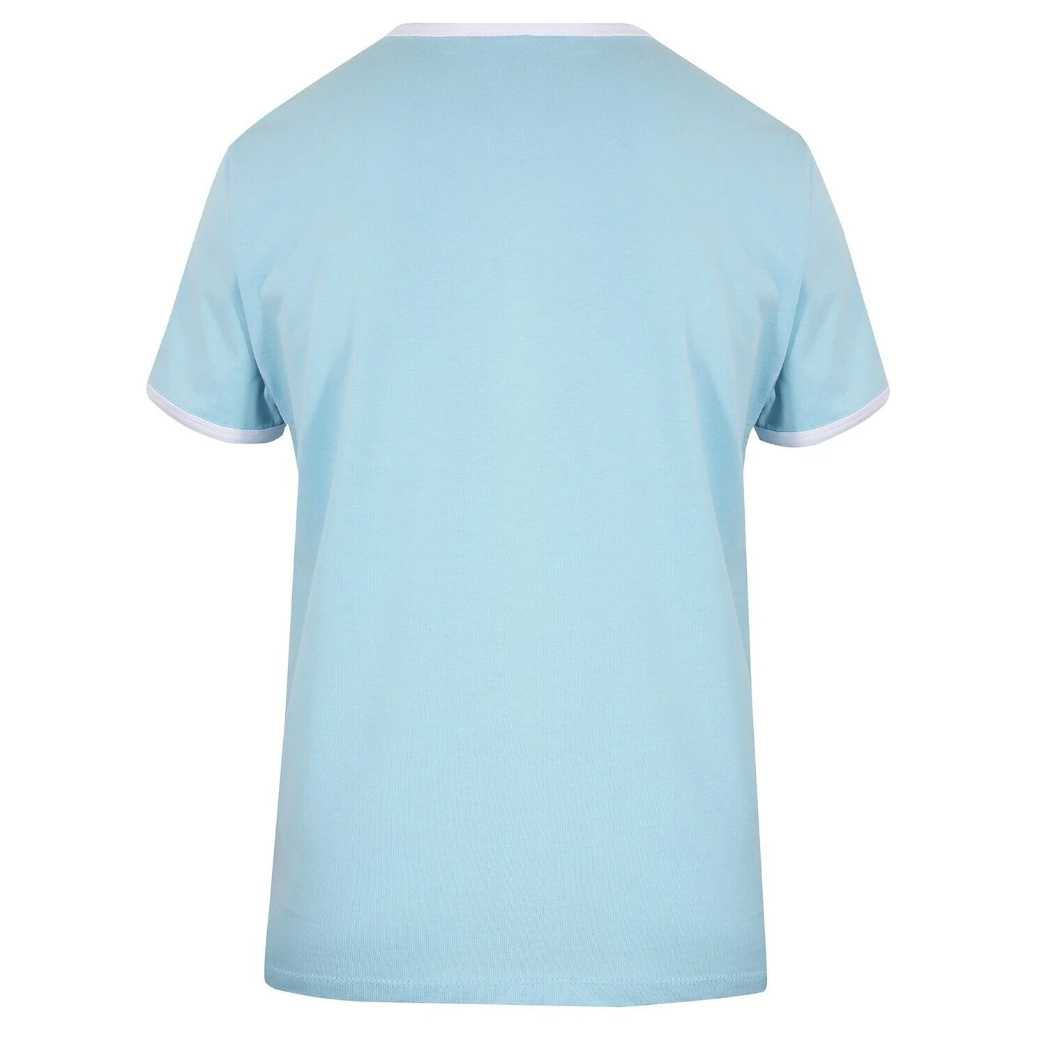 Gola Classic Printed Logo Ringer Tee Sky Blue - 355 - Image 3