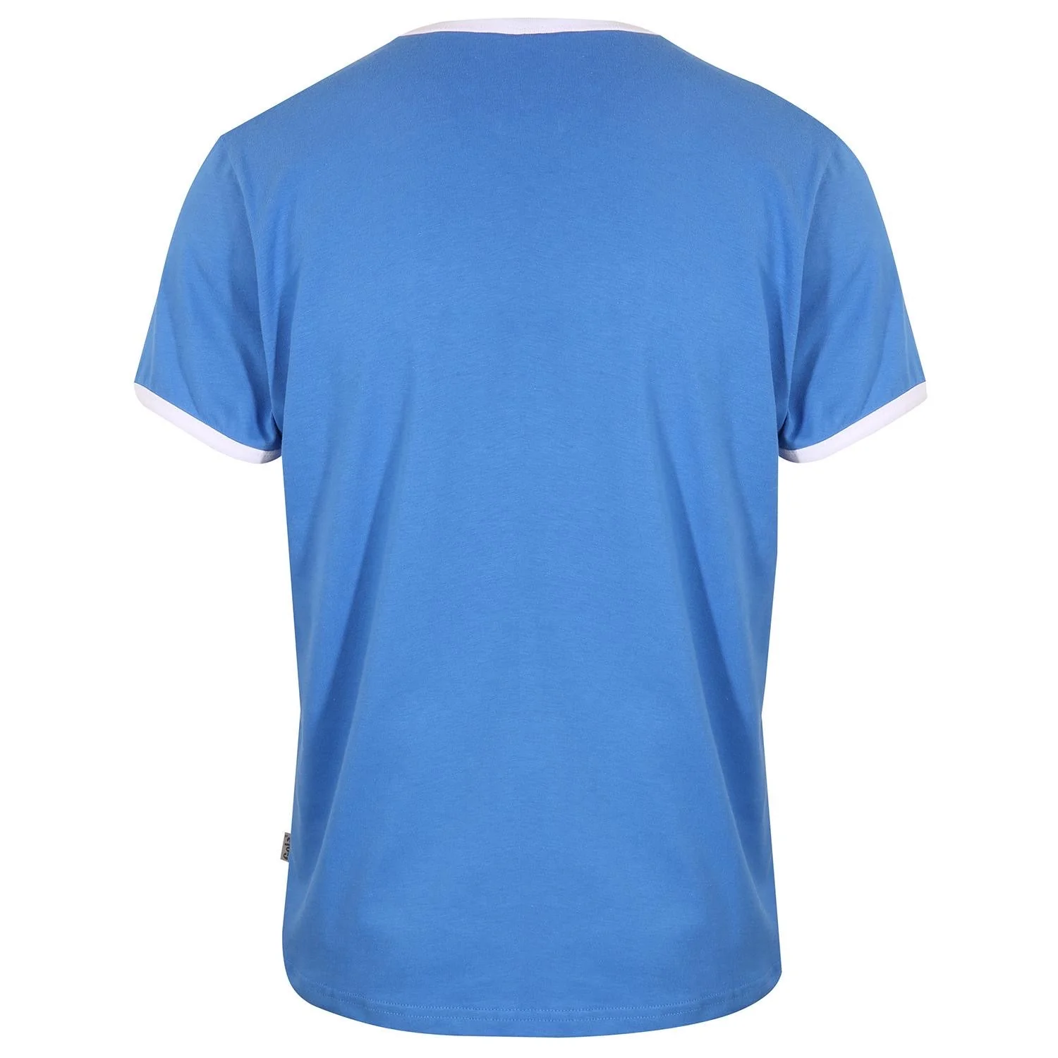 Gola Classic Printed Logo Ringer Tee Blue with white trim - 398 - Image 4