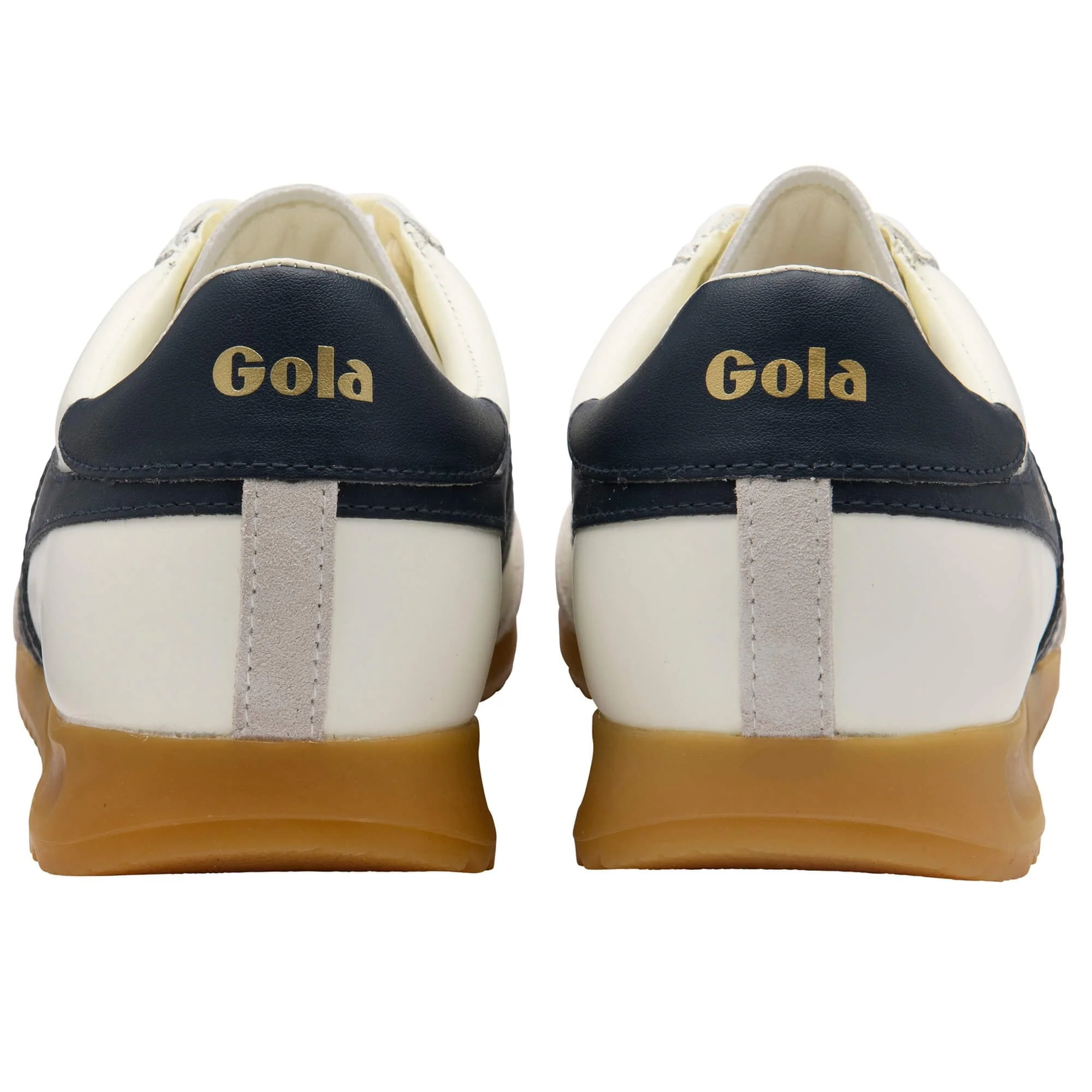 Gola Classics Men's Torpedo Leather Trainers Off White/Navy - 1205 - Image 4