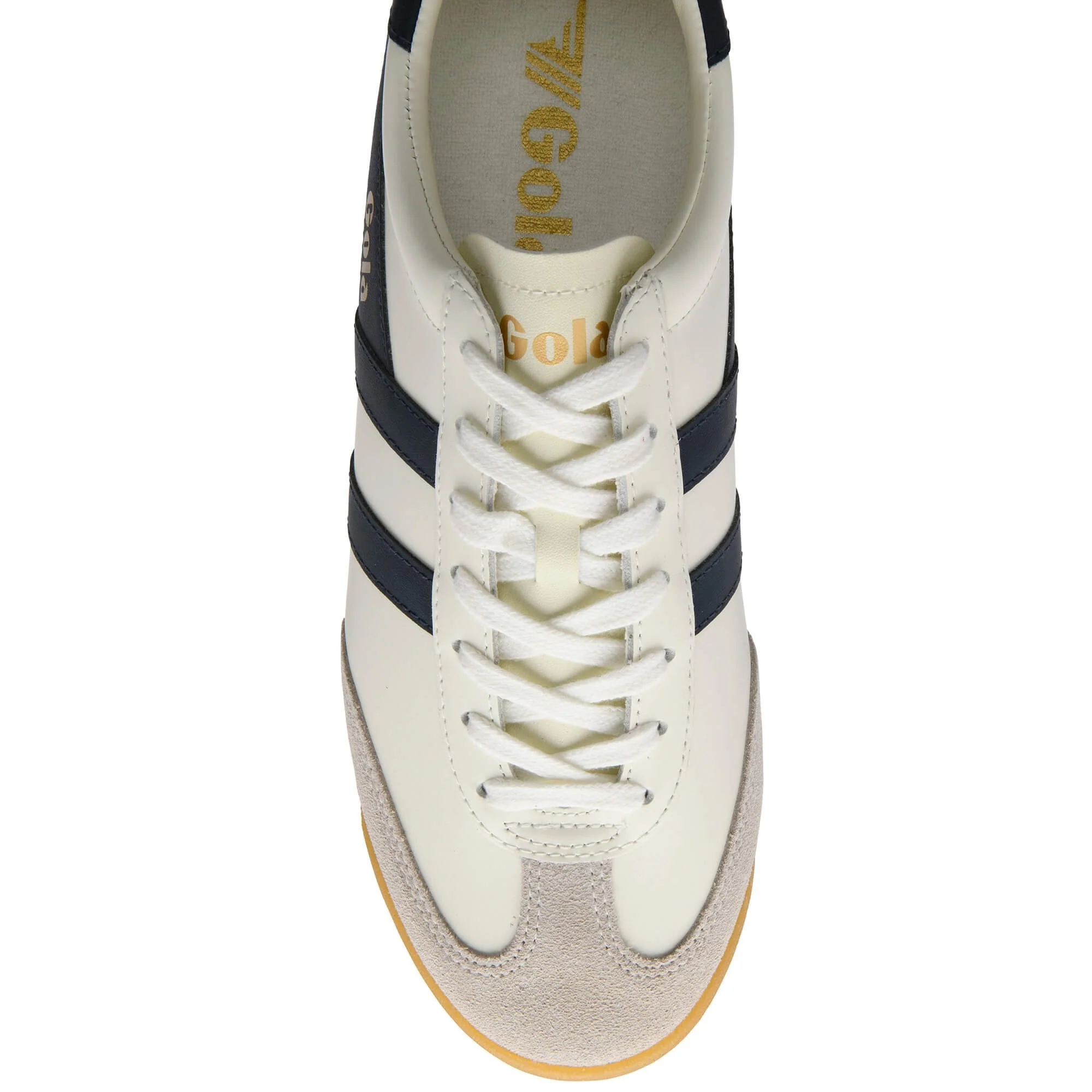 Gola Classics Men's Torpedo Leather Trainers Off White/Navy - 1205 - Image 5
