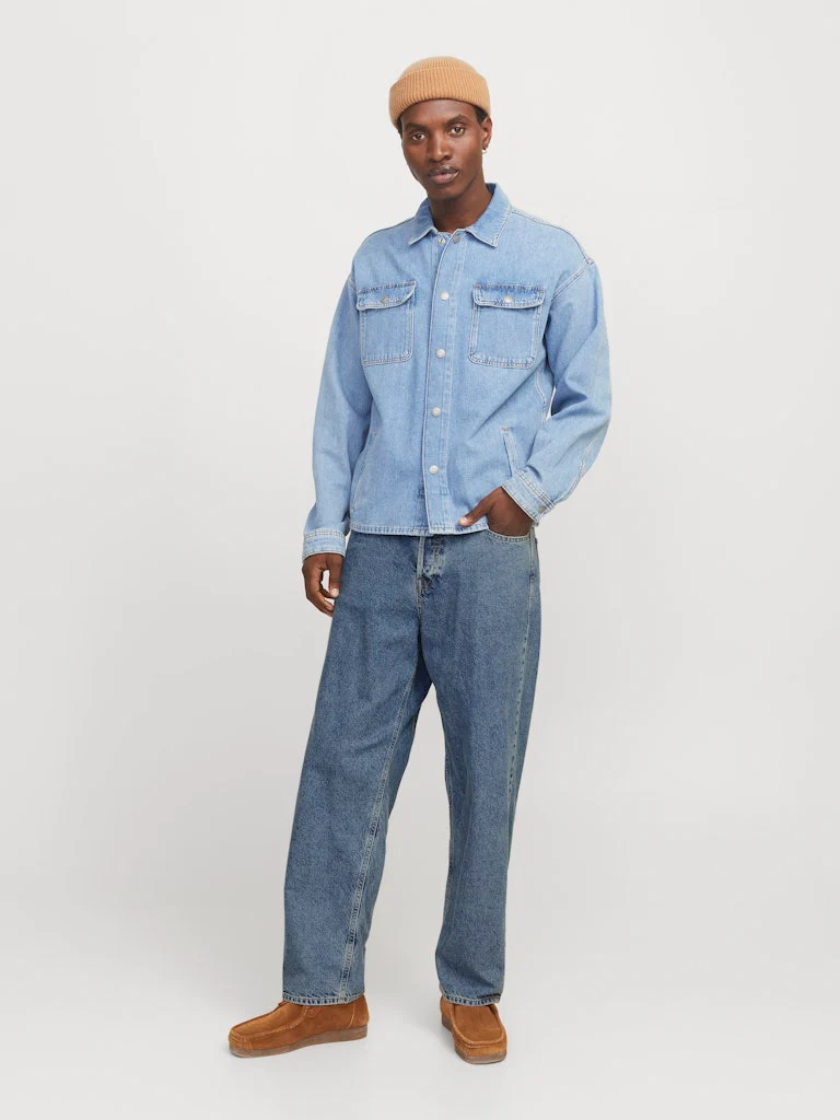 Jack & Jones Alex 060 Baggy Fit Denim Jeans Blue - 715