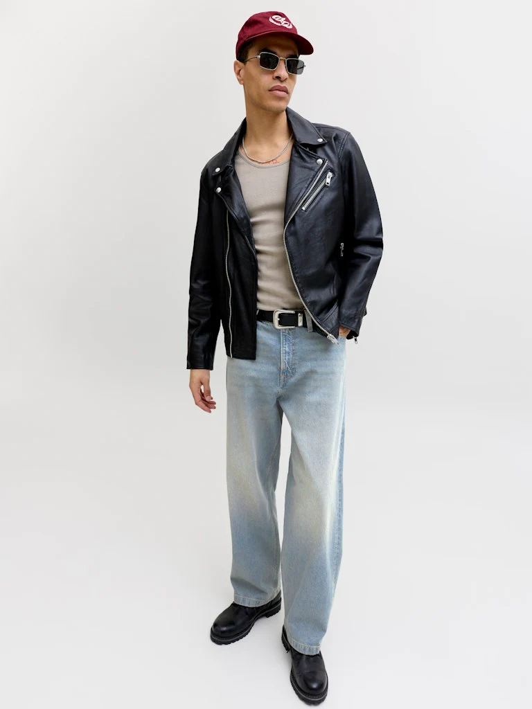 Jack & Jones Alex 071 Baggy Fit Denim Jeans Blue - 716 - Image 5