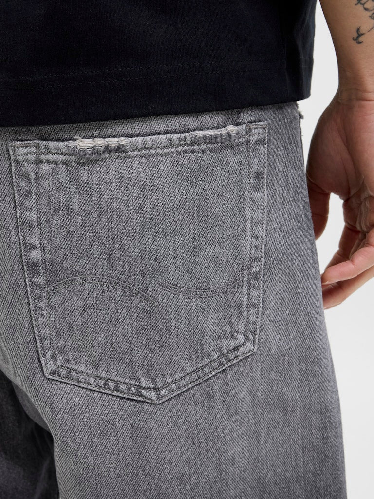 Jack & Jones Alex Originals Baggy Fit Denim Shorts Washed Black - 938 - Image 7