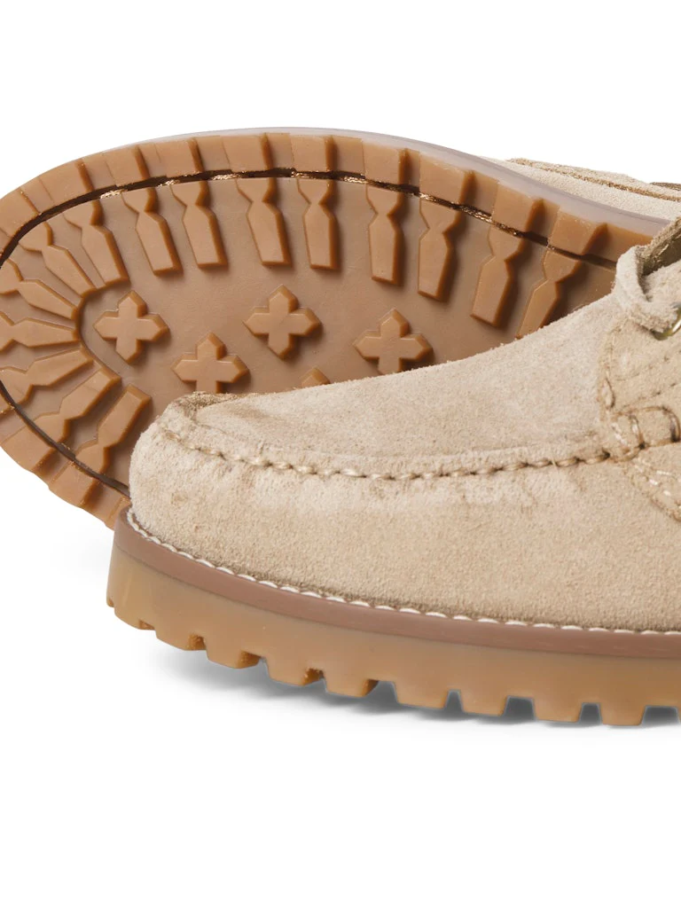 Jack & Jones Brooklyn Suede Boat Shoes Beige - 1183 - Image 2