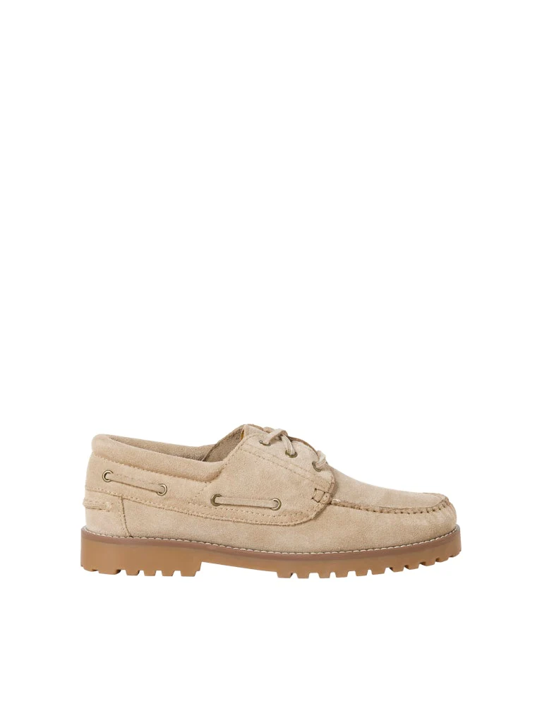 Jack & Jones Brooklyn Suede Boat Shoes Beige - 1183 - Image 5