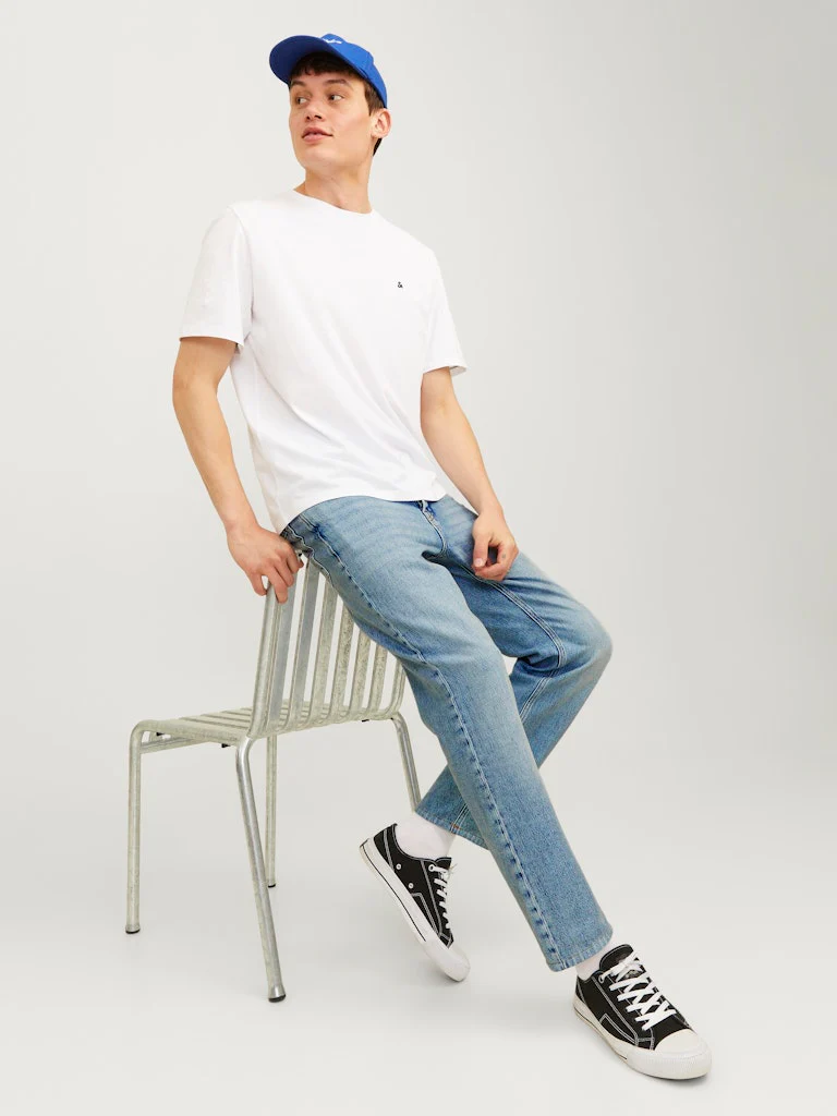 Jack & Jones Chris 693 Relaxed Fit Comfort Jeans Stonewashed Blue - 750 - Image 7