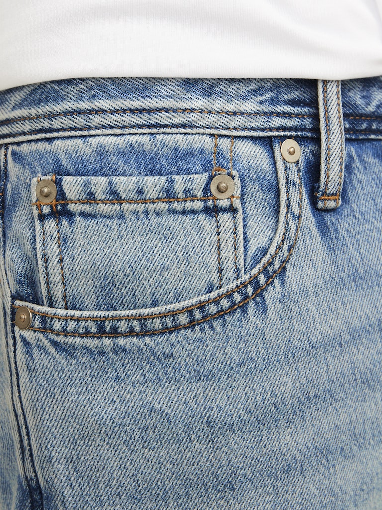 Jack & Jones Chris 693 Relaxed Fit Comfort Jeans Stonewashed Blue - 750 - Image 8