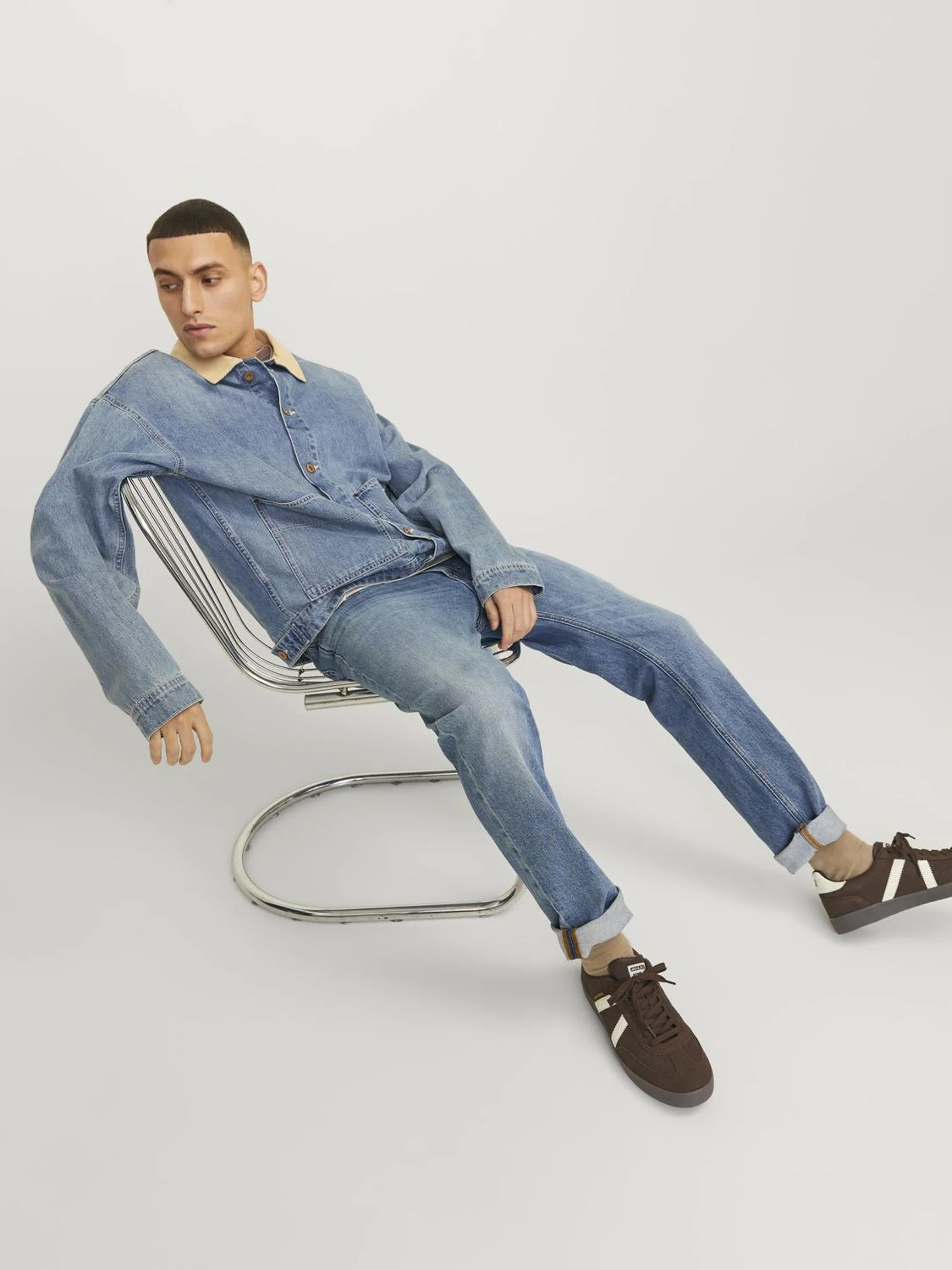 Jack & Jones Clark Original AM 416 Regular Fit Jeans Blue - 767 - Image 2