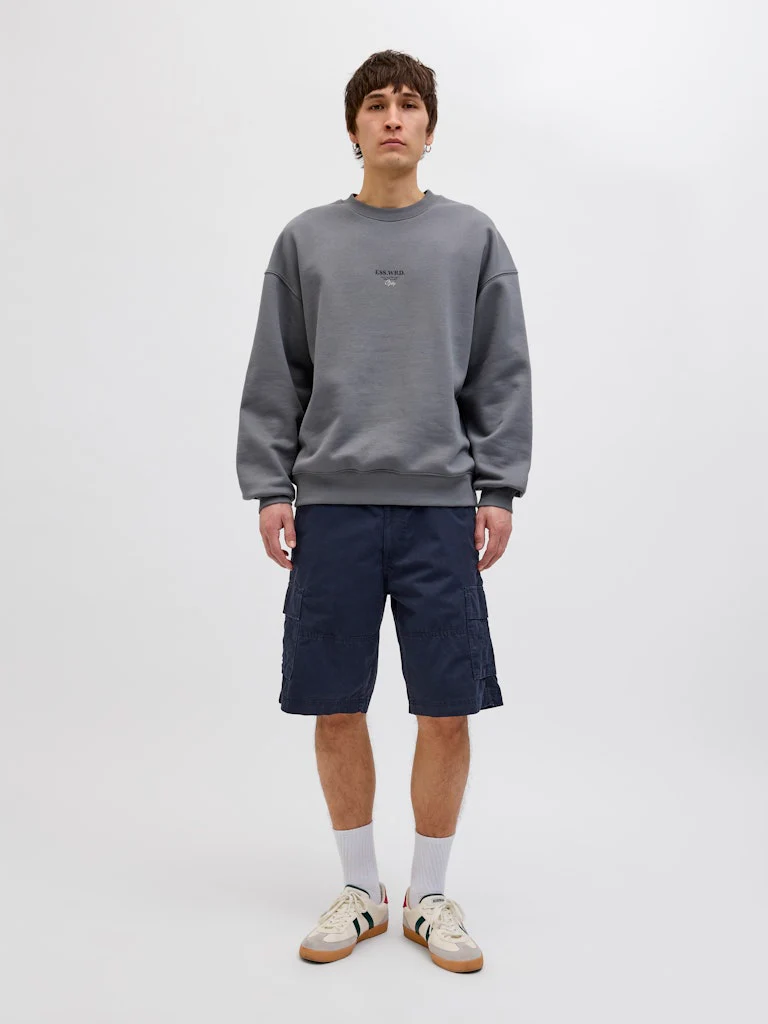 Jack & Jones Cole Cargo Shorts Navy - 918 - Image 2