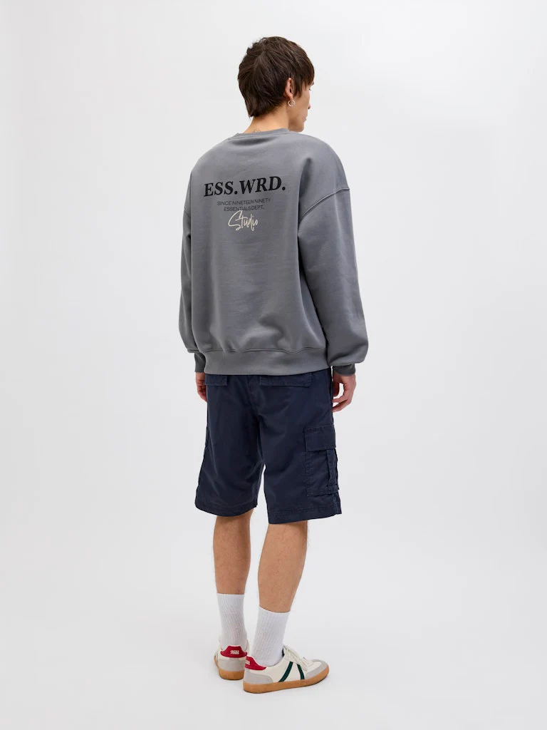 Jack & Jones Cole Cargo Shorts Navy - 918 - Image 3