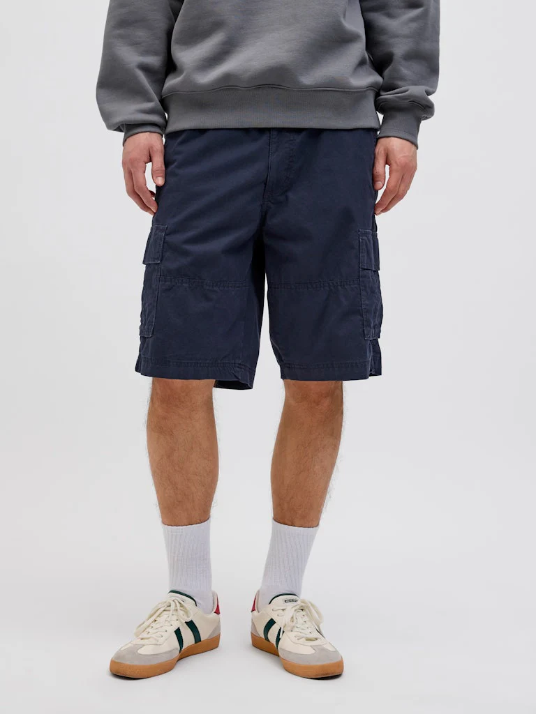 Jack & Jones Cole Cargo Shorts Navy - 918 - Image 7