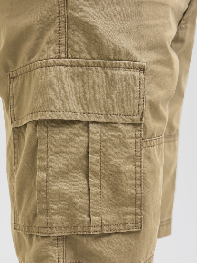 Jack & Jones Cole Cargo Shorts Tan - 917 - Image 3