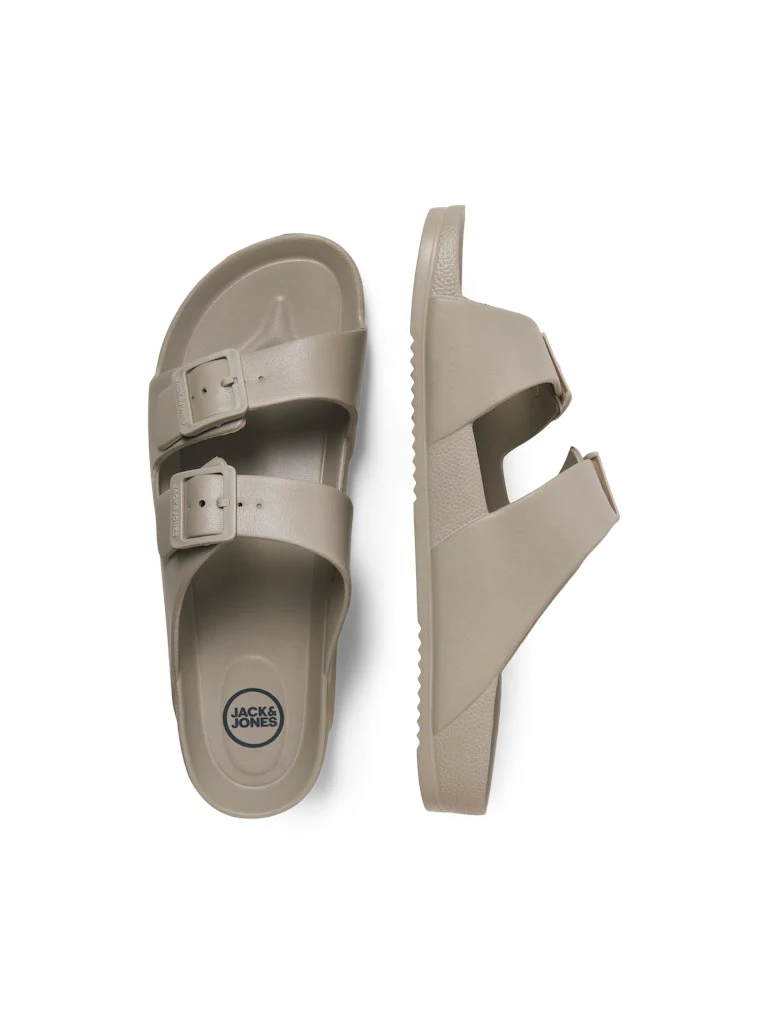 Jack & Jones Croxton Moulded Slider Sandals Taupe - 1016 - Image 6