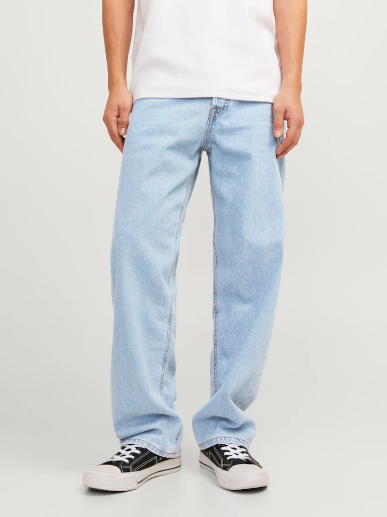 Jack & Jones Eddie 738 Originals Denim Loose Fit Jeans Blue - 746 - Image 2