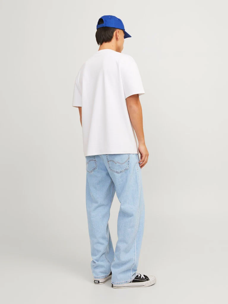 Jack & Jones Eddie 738 Originals Denim Loose Fit Jeans Blue - 746 - Image 3