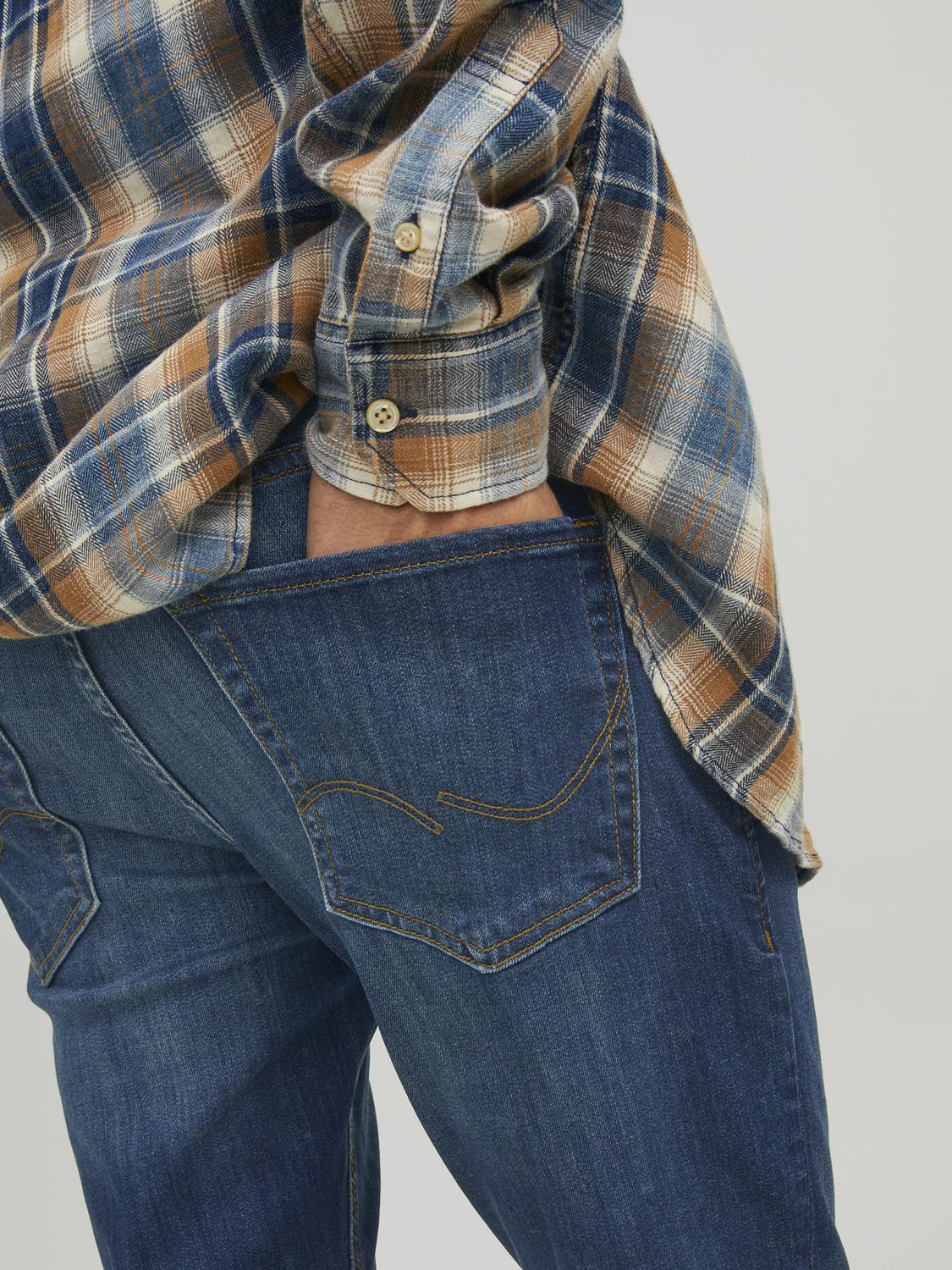 Jack & Jones Glenn AM 819 Slim Fit Jeans Blue Denim - 769 - Image 3