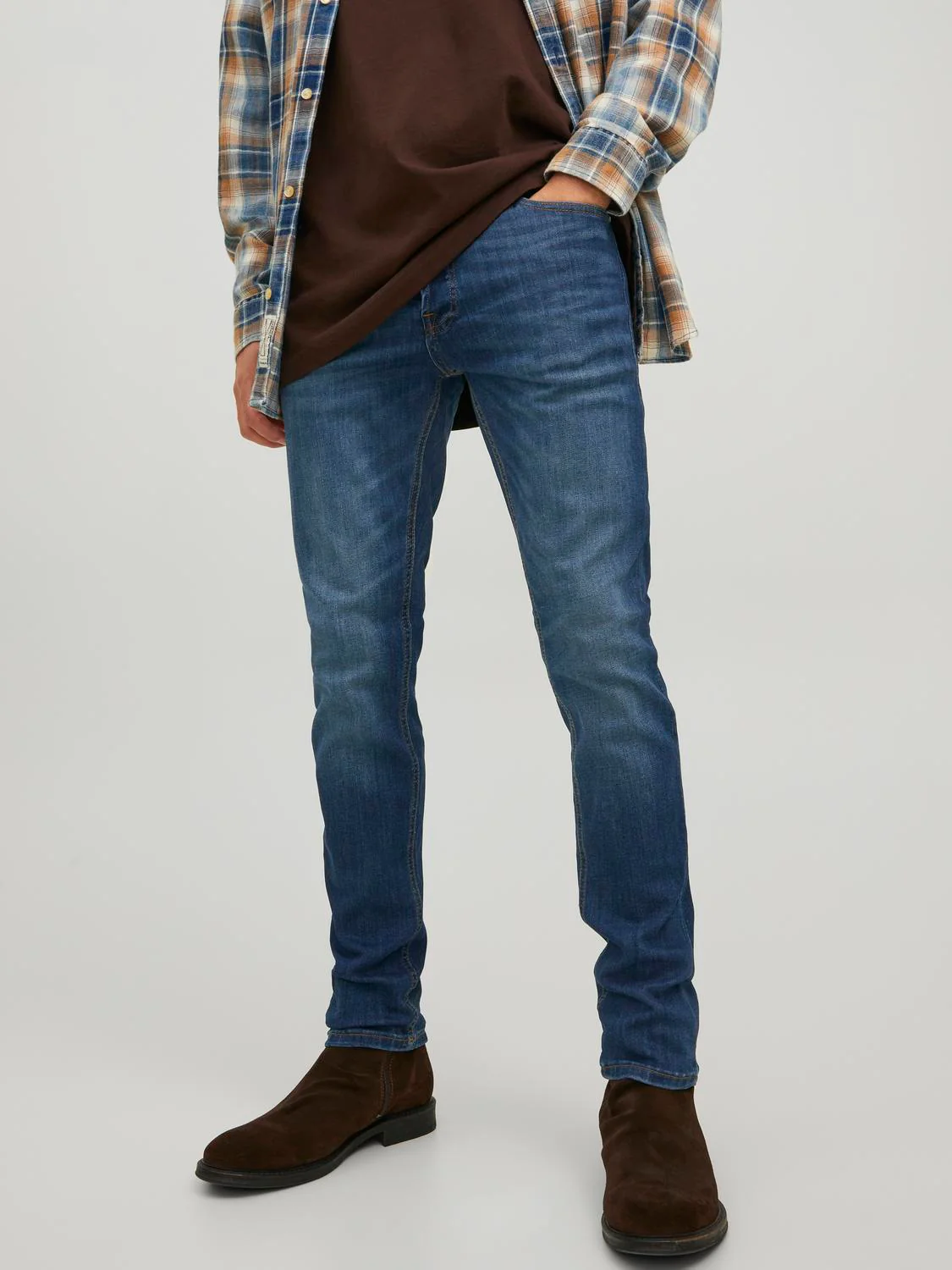 Jack & Jones Glenn AM 819 Slim Fit Jeans Blue Denim - 769 - Image 4