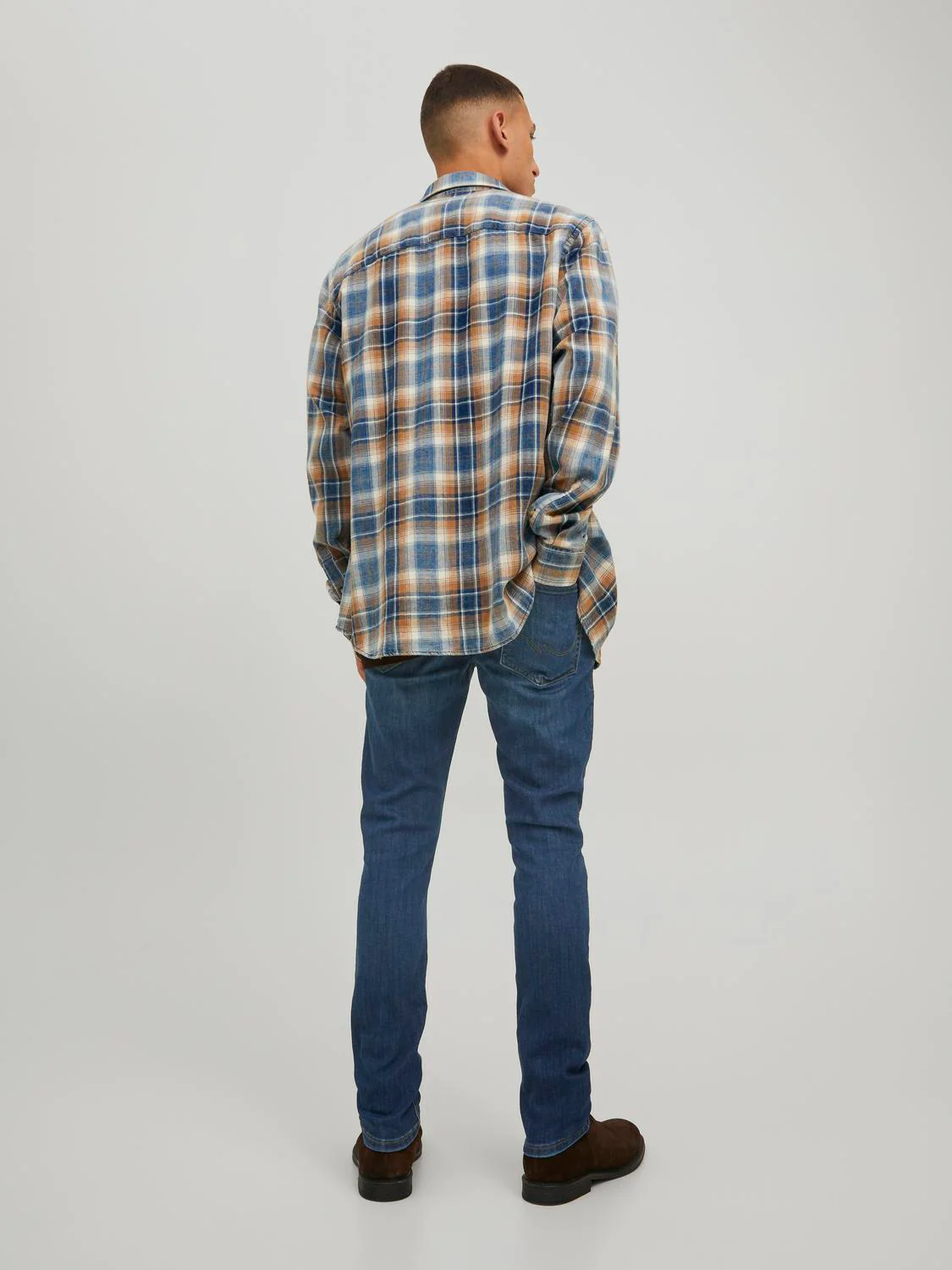 Jack & Jones Glenn AM 819 Slim Fit Jeans Blue Denim - 769 - Image 6