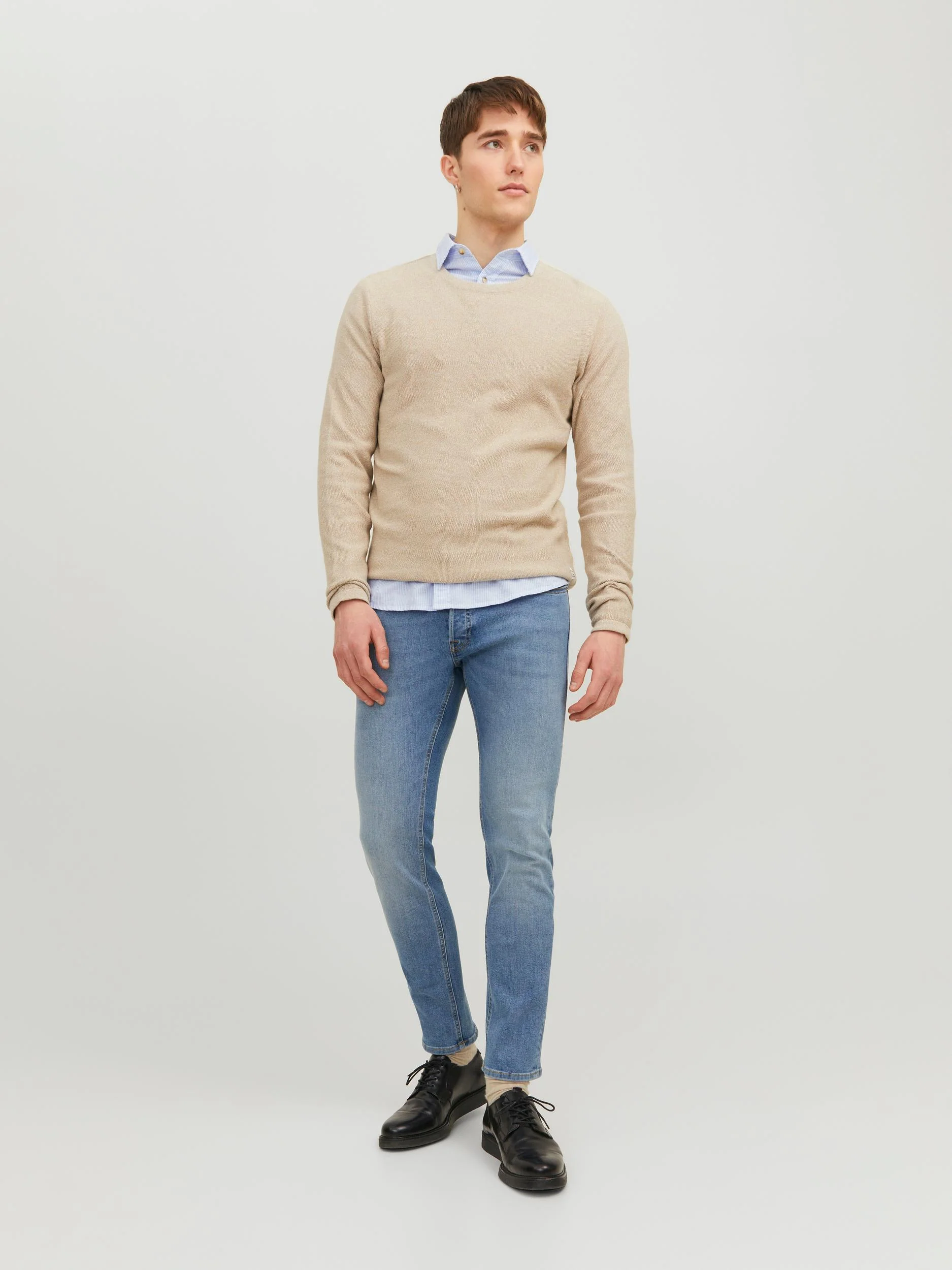 Jack & Jones Glenn MF 770 Slim Fit Jeans Blue Denim - 784 - Image 6