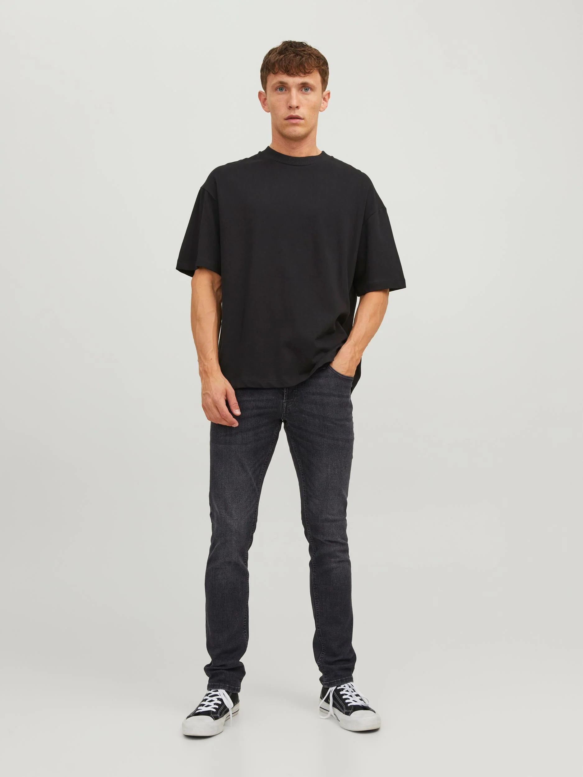 Jack & Jones Glenn Original 270 Slim Fit Jeans Black Denim - 739 - Image 8