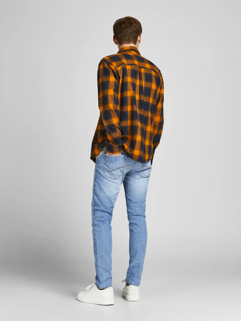 Jack & Jones Glenn Original MF 030 Slim Fit Denim Jeans Blue - 773 - Image 6